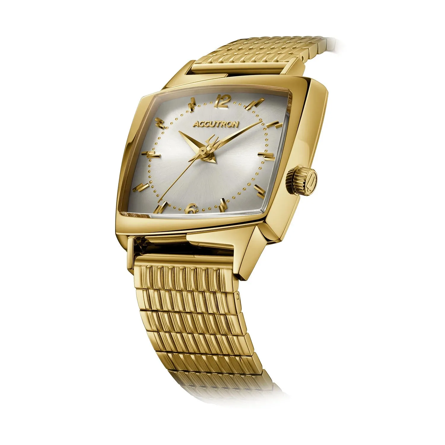 Accutron Legacy Automatic Gold Tone "521" King Elvis TV Watch 32.8mm Limited