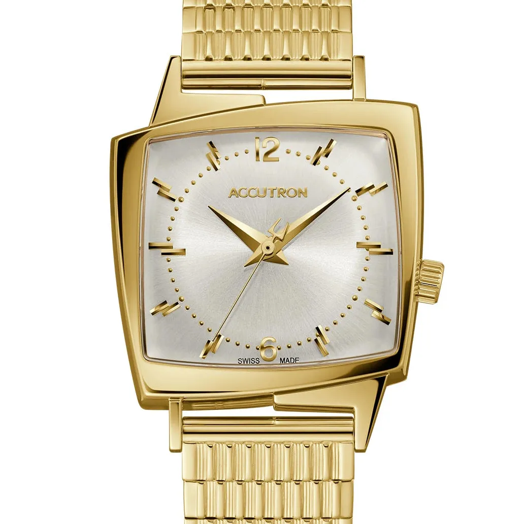 Accutron Legacy Automatic Gold Tone "521" King Elvis TV Watch 32.8mm Limited