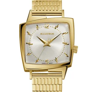Accutron Legacy Automatic Gold Tone "521" King Elvis TV Watch 32.8mm Limited