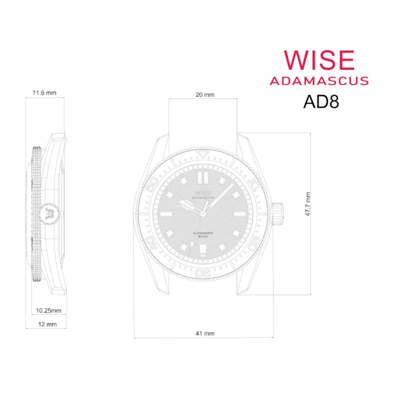 ADAMASCUS AD820A Stainless 904L