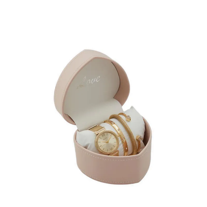 ALDO LOVEWATCH WATCHES - GOLD/CLEAR MULTI