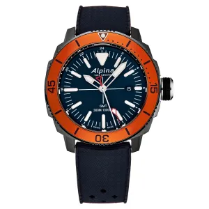Alpina Seastrong Diver Quartz 44mm Stainless Steel & Rubber Watch