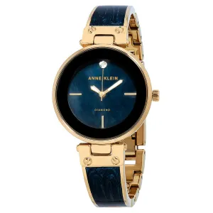 Anne Klein Navy Mother of Pearl Dial Ladies Watch 2512NVGB