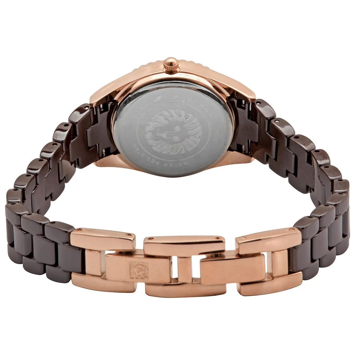 Anne Klein Quartz Crystal Brown Dial Ladies Watch AK/3164BNRG