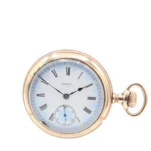 Antique 16s 1902 Elgin Multi-Color 15 Jewel Pocket Watch 257 Gold Filled