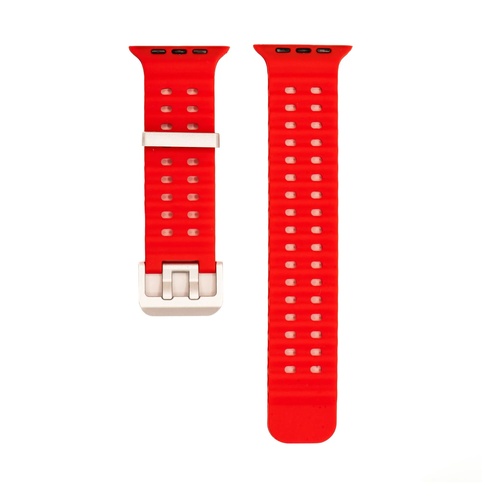 Apple Band - Silicone Wave - Red
