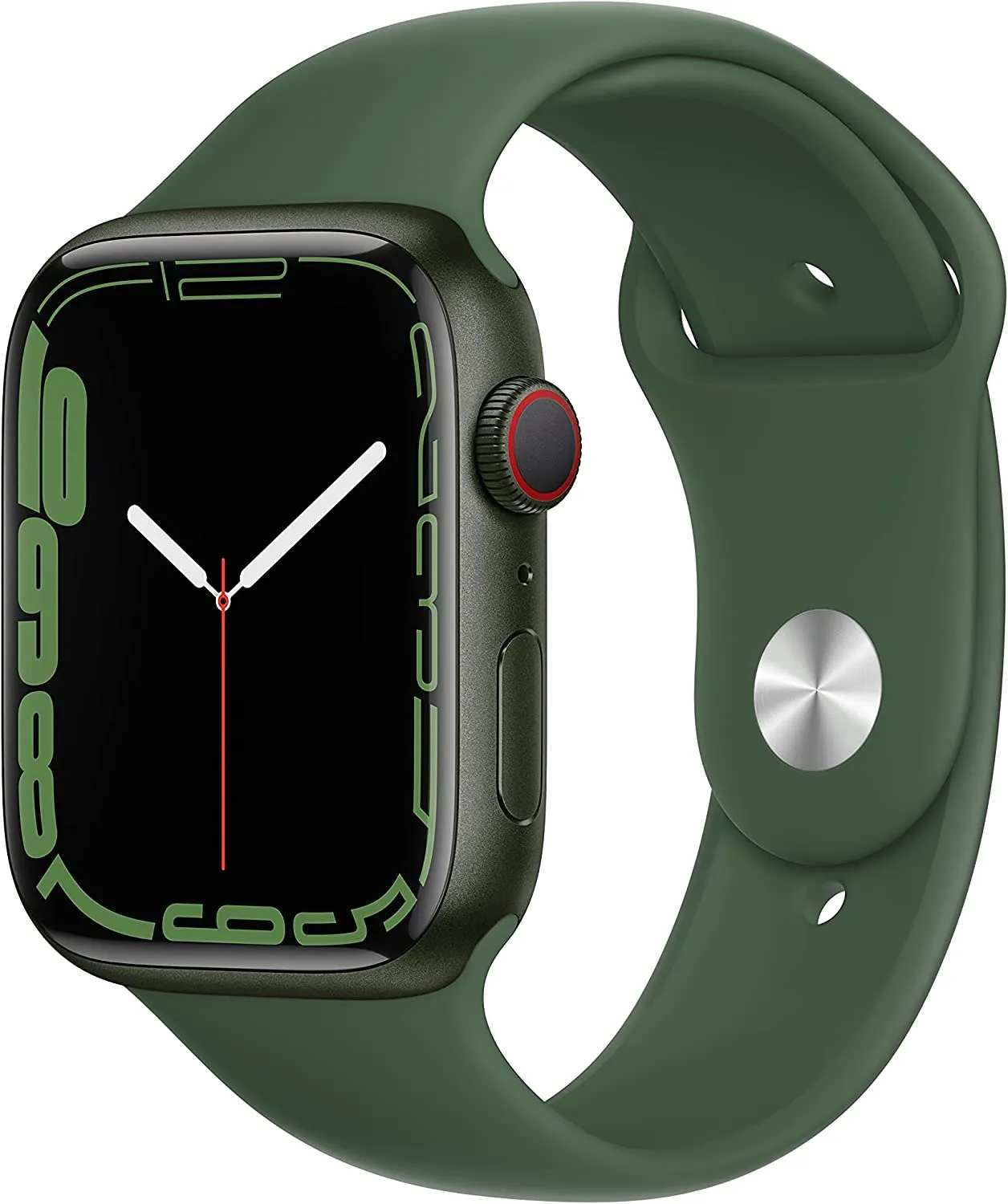 Apple Watch Series 7 [GPS 41mm] Smart Watch w/ Midnight Aluminum Case with Midnight Sport Band. Fitness Tracker, Blood Oxygen & ECG Apps, Always-On Retina Display, Water Resistant