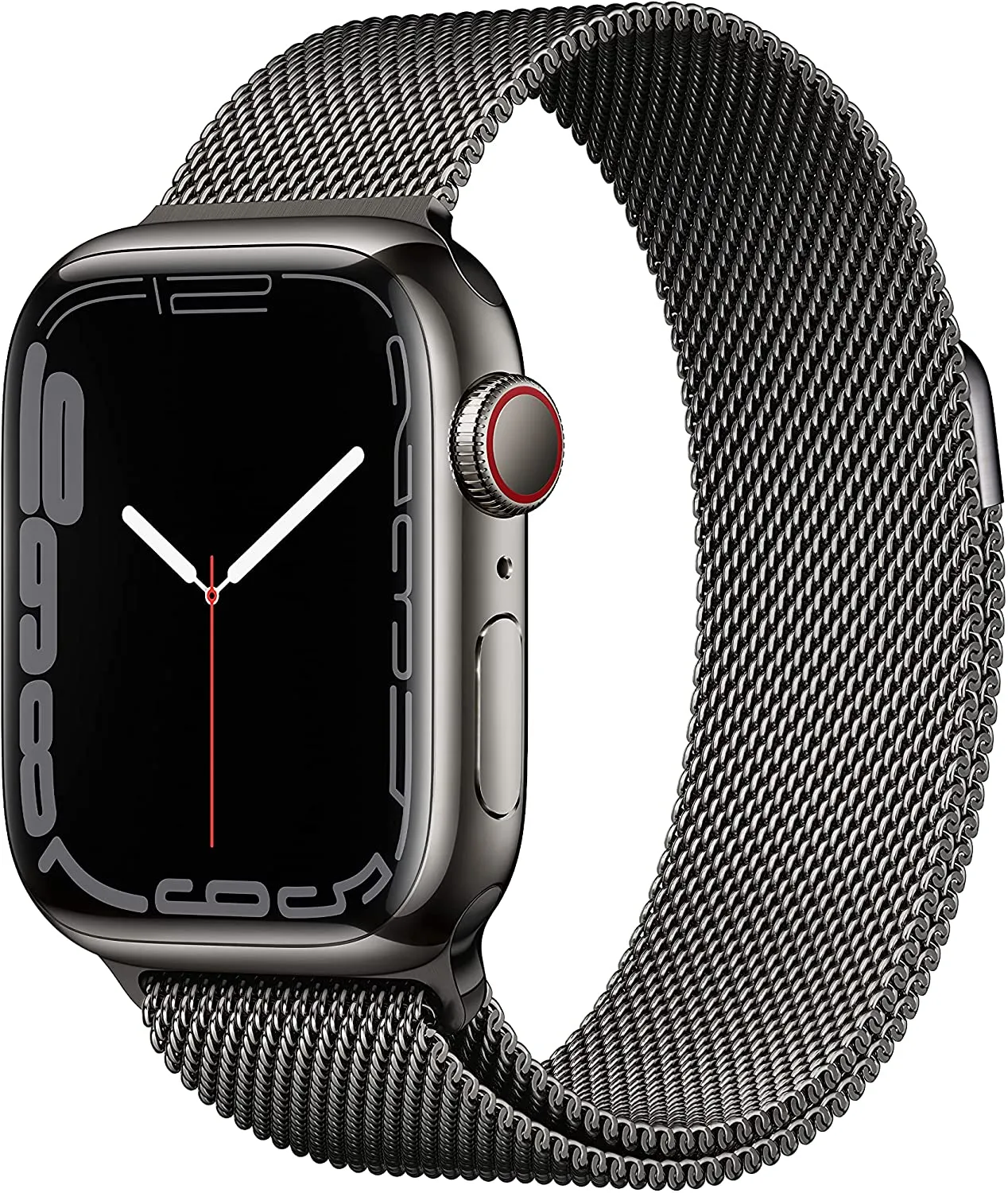 Apple Watch Series 7 [GPS 41mm] Smart Watch w/ Midnight Aluminum Case with Midnight Sport Band. Fitness Tracker, Blood Oxygen & ECG Apps, Always-On Retina Display, Water Resistant