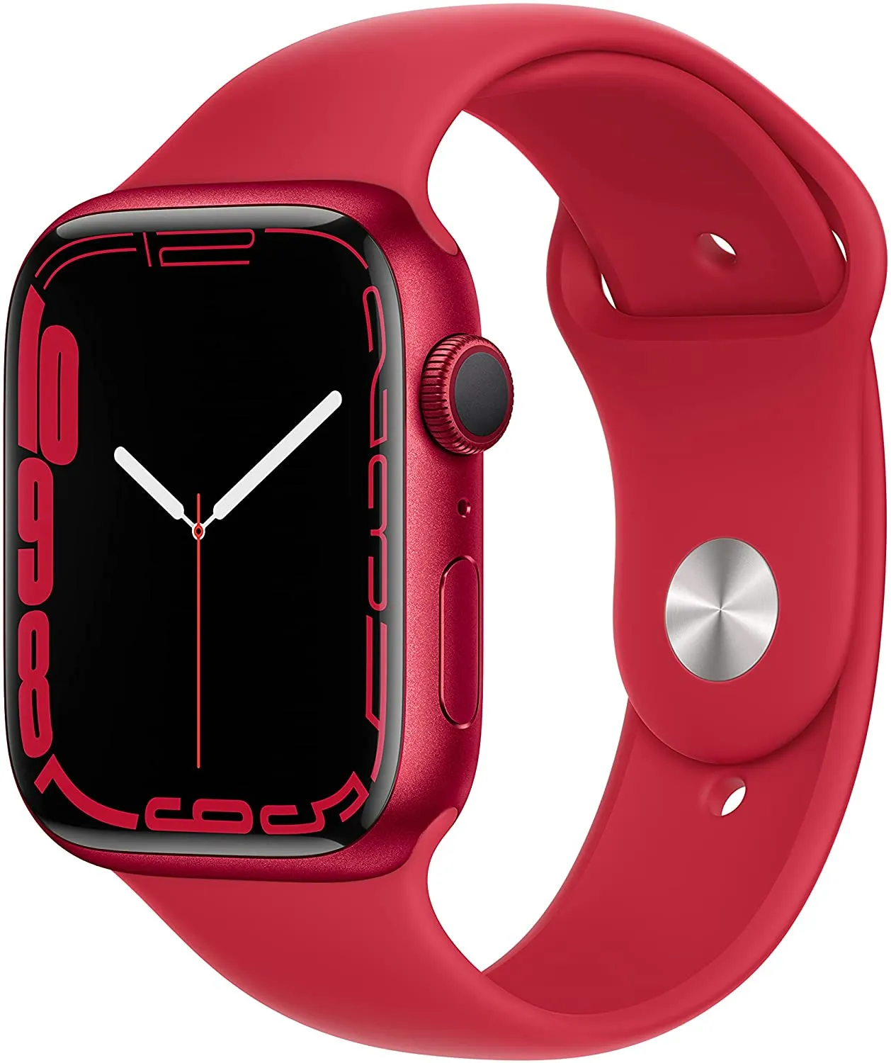 Apple Watch Series 7 [GPS 41mm] Smart Watch w/ Midnight Aluminum Case with Midnight Sport Band. Fitness Tracker, Blood Oxygen & ECG Apps, Always-On Retina Display, Water Resistant