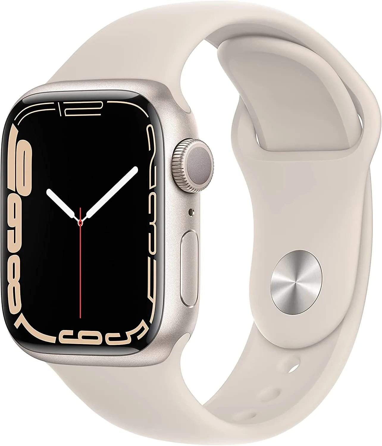 Apple Watch Series 7 [GPS 41mm] Smart Watch w/ Midnight Aluminum Case with Midnight Sport Band. Fitness Tracker, Blood Oxygen & ECG Apps, Always-On Retina Display, Water Resistant