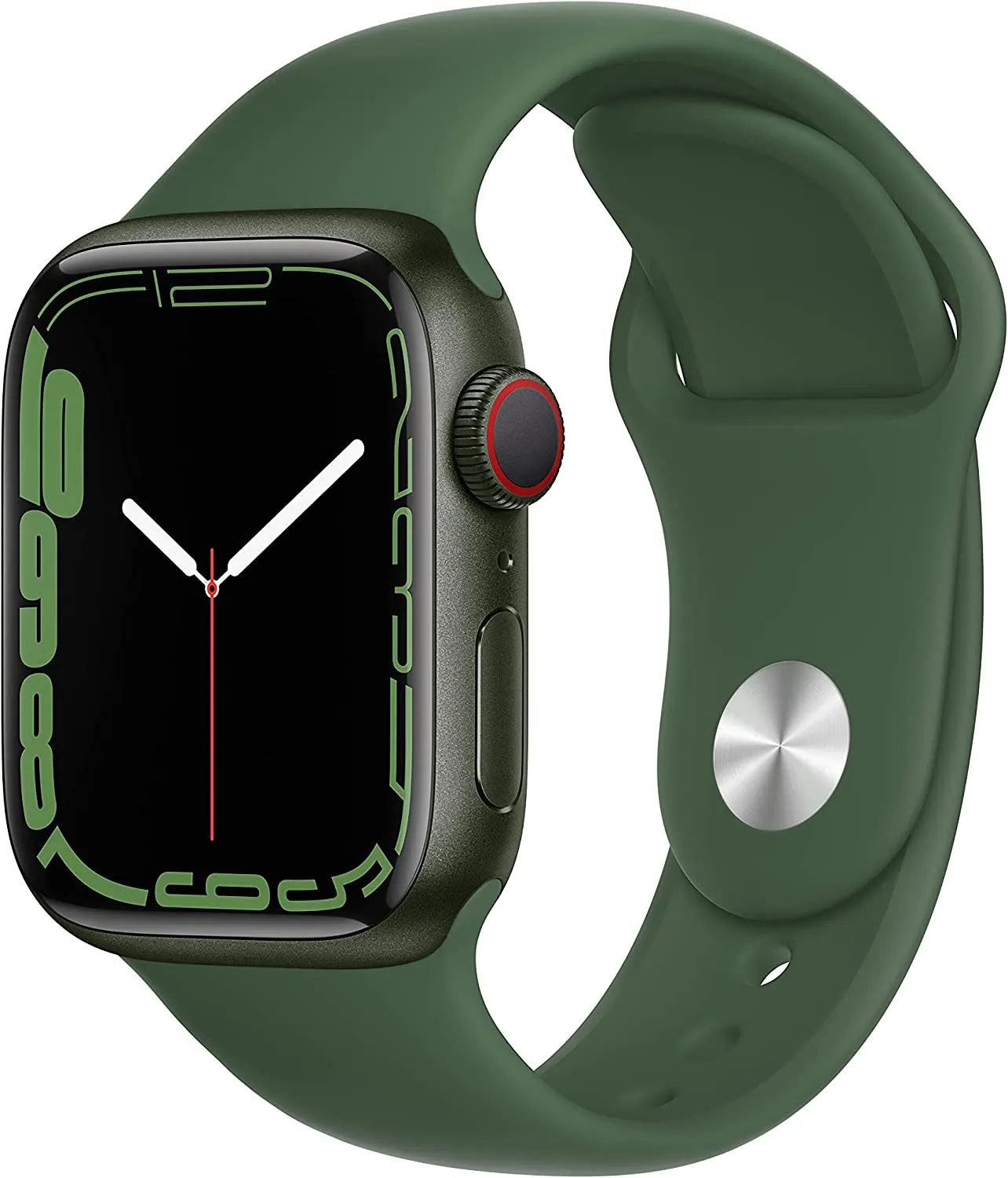 Apple Watch Series 7 [GPS 41mm] Smart Watch w/ Midnight Aluminum Case with Midnight Sport Band. Fitness Tracker, Blood Oxygen & ECG Apps, Always-On Retina Display, Water Resistant