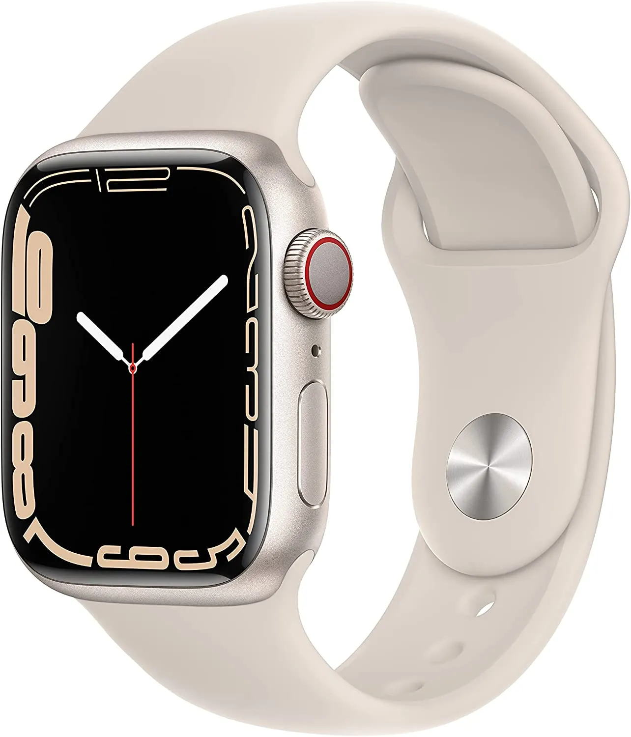 Apple Watch Series 7 [GPS 41mm] Smart Watch w/ Midnight Aluminum Case with Midnight Sport Band. Fitness Tracker, Blood Oxygen & ECG Apps, Always-On Retina Display, Water Resistant