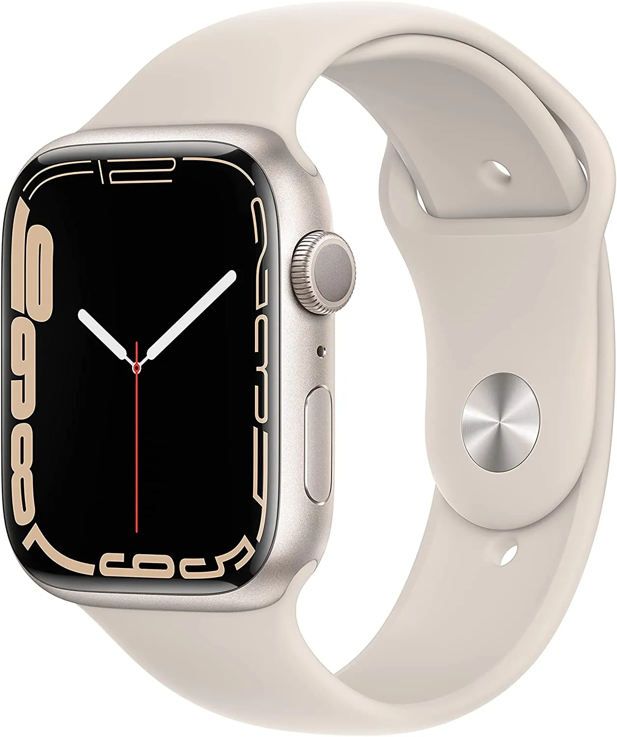 Apple Watch Series 7 [GPS 41mm] Smart Watch w/ Midnight Aluminum Case with Midnight Sport Band. Fitness Tracker, Blood Oxygen & ECG Apps, Always-On Retina Display, Water Resistant