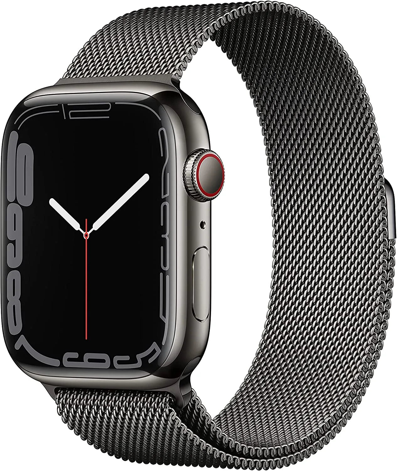 Apple Watch Series 7 [GPS 41mm] Smart Watch w/ Midnight Aluminum Case with Midnight Sport Band. Fitness Tracker, Blood Oxygen & ECG Apps, Always-On Retina Display, Water Resistant
