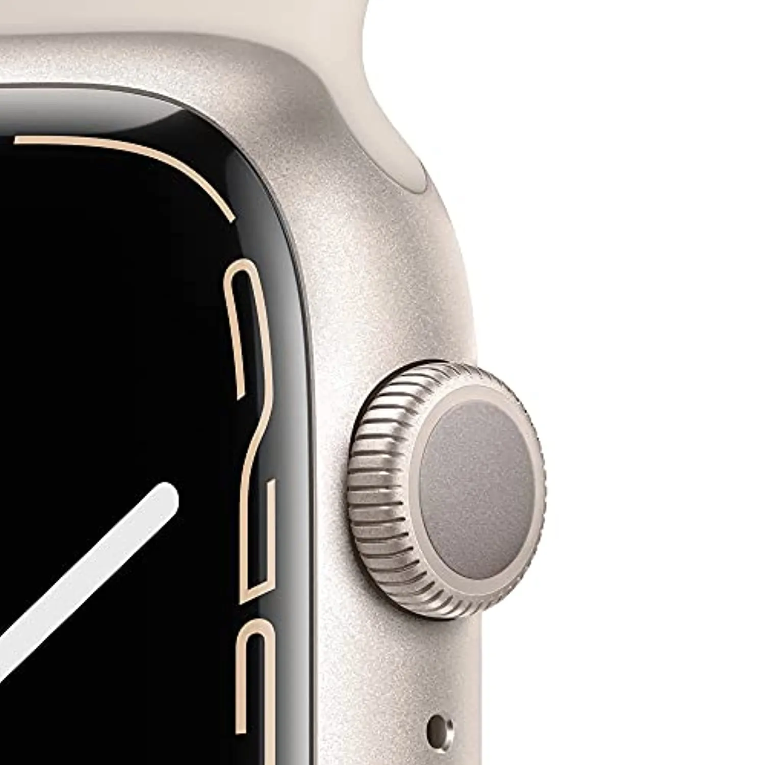 Apple Watch Series 7 [GPS 45mm] Smart Watch w/ Starlight Aluminum Case with Starlight Sport Band. Fitness Tracker, Blood Oxygen & ECG Apps, Always-On Retina Display, Water Resistant