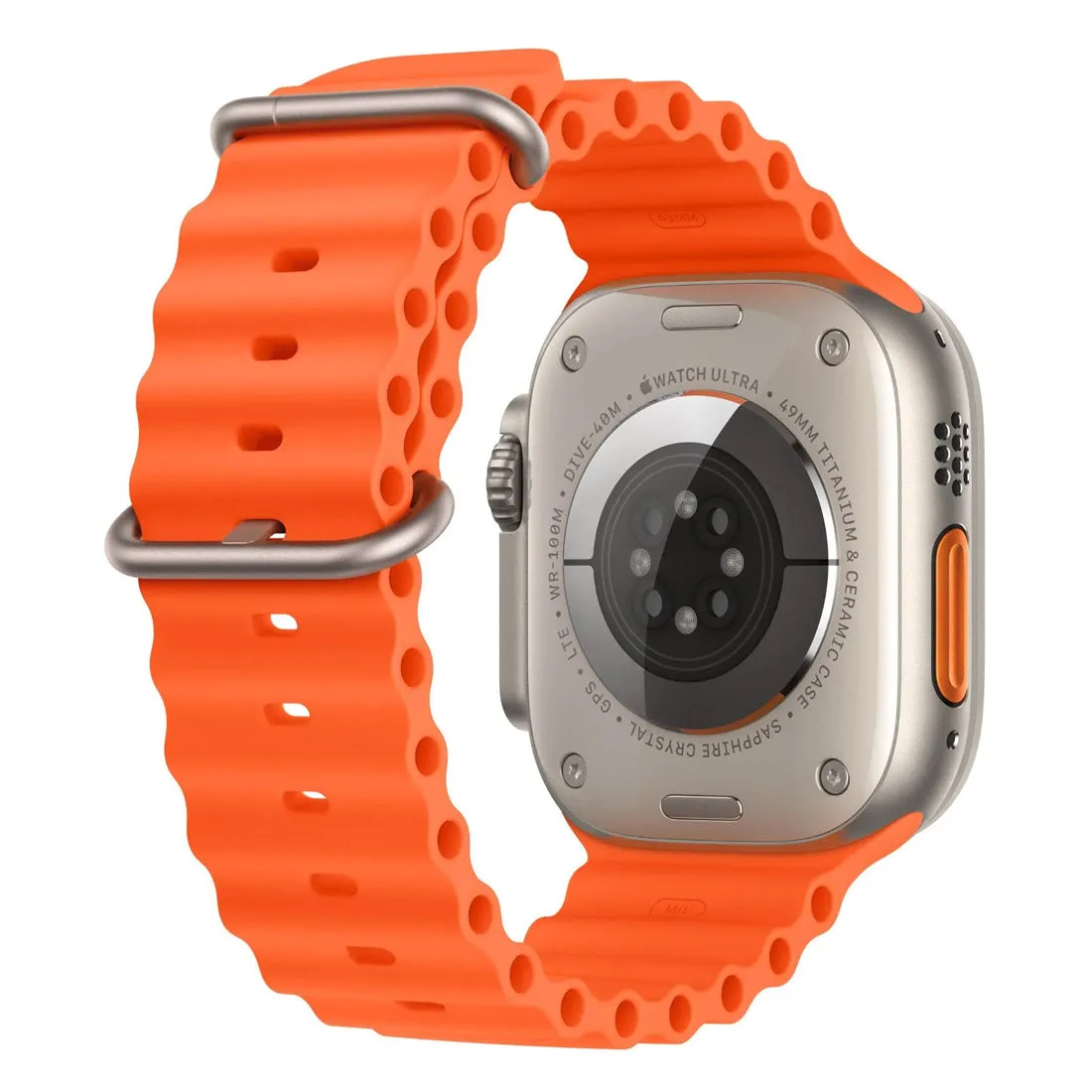 Apple Watch Ultra 2 49mm Titanium Case GPS   Cellular Orange Ocean Band - Open Never Used (AU Version)