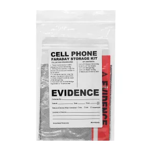 Arrowhead Forensics Small Faraday Storage Kit - 4 x 6 inches - 10/pk