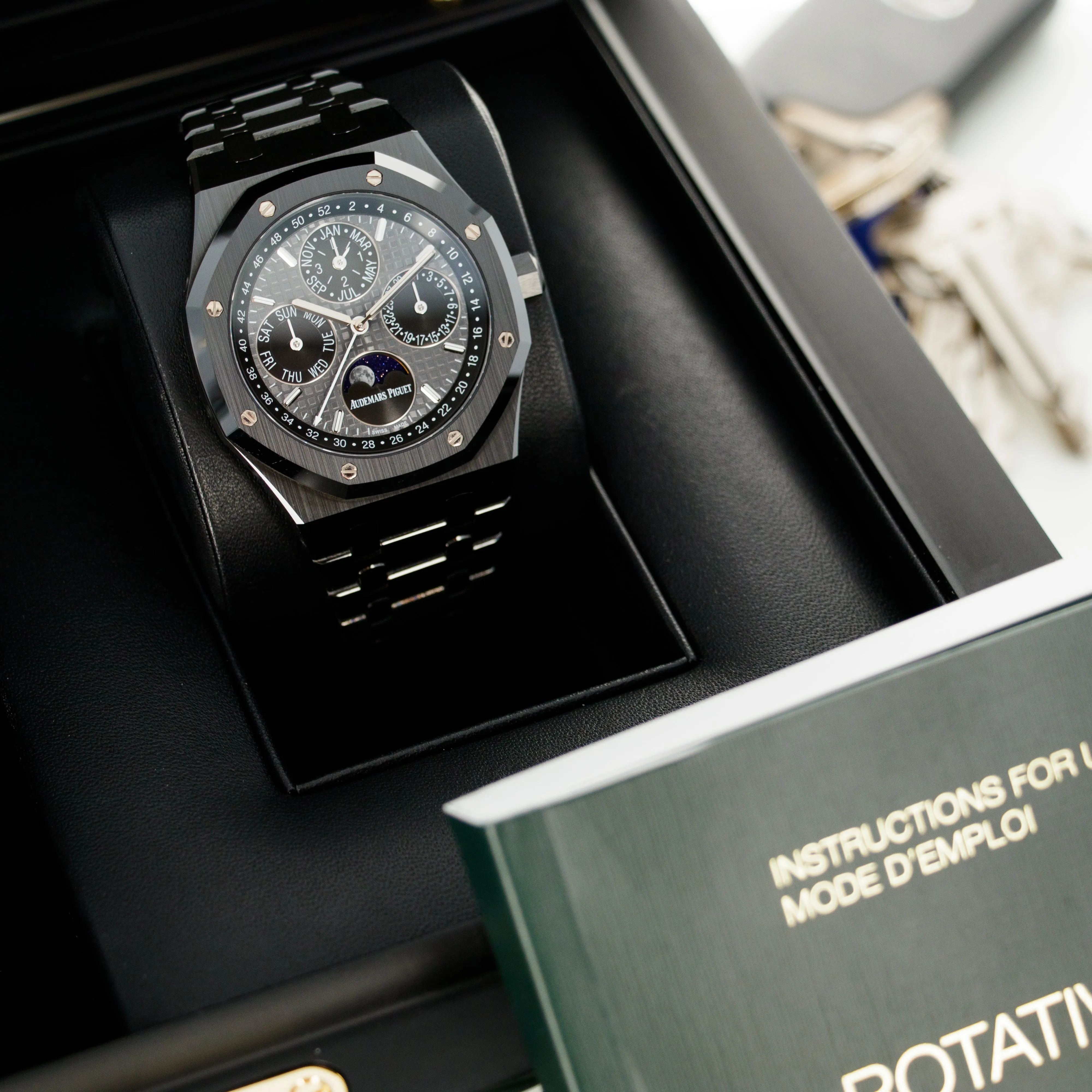 Audemars Piguet Ceramic Royal Oak Perpetual Watch Ref. 26579CE