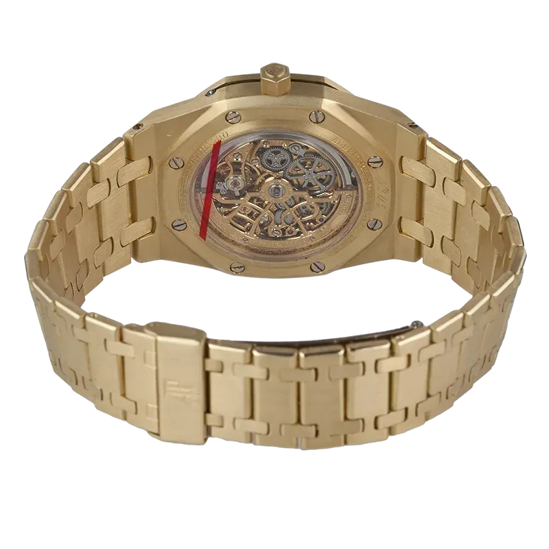 Audemars Piguet Royal Oak Yellow Gold Perpetual Calendar Skeleton