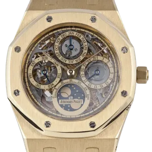 Audemars Piguet Royal Oak Yellow Gold Perpetual Calendar Skeleton