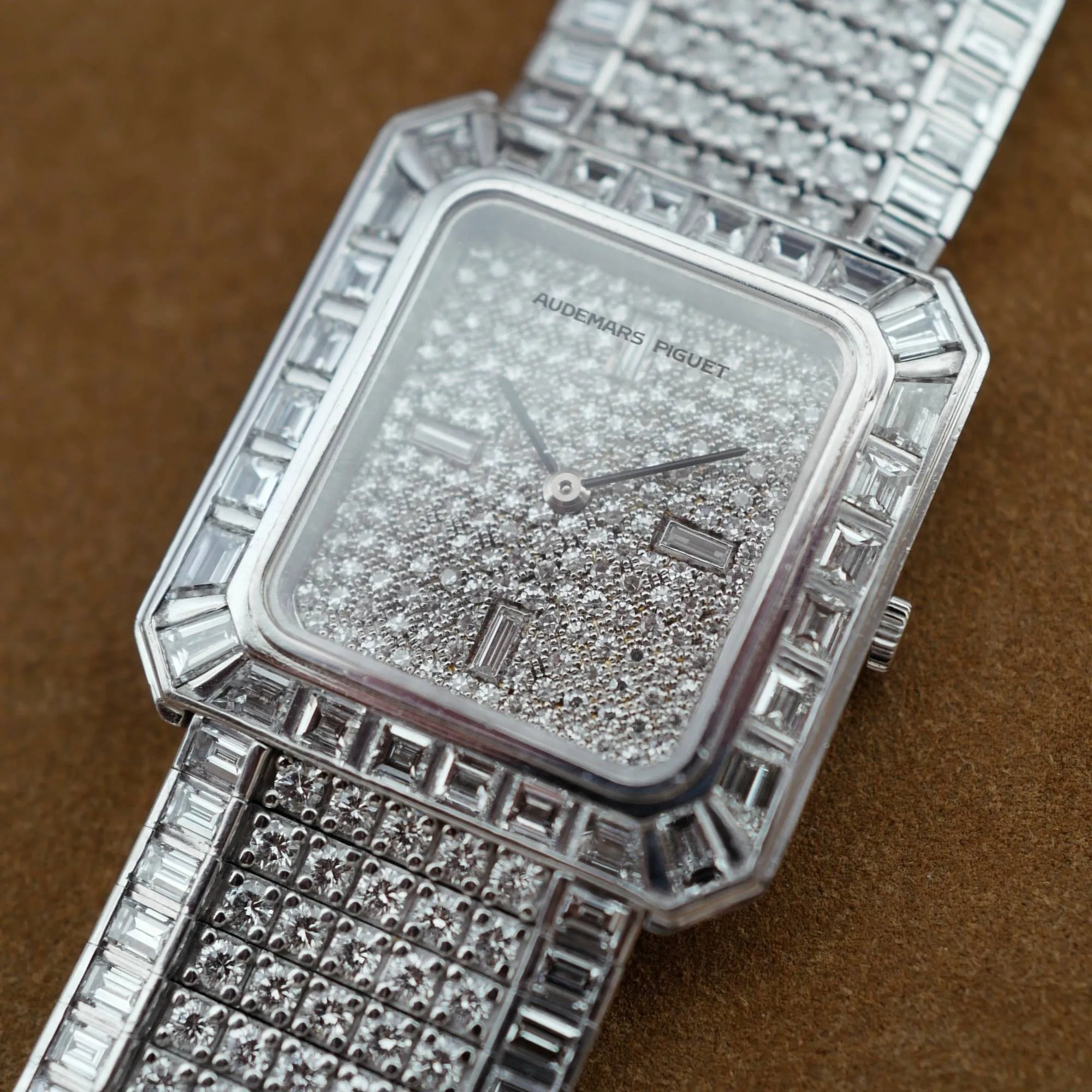 Audemars Piguet White Gold Diamond Bracelet Watch Ref. 14612 (New Arrivals)