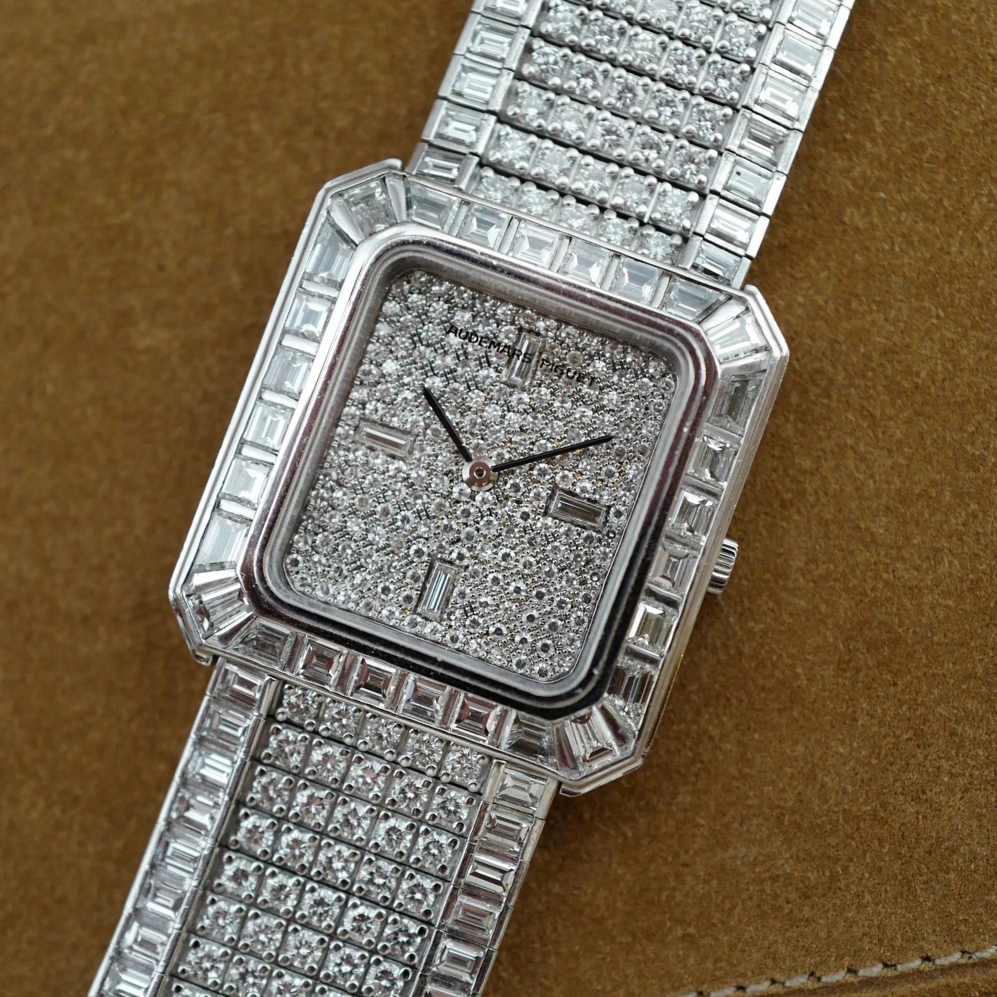 Audemars Piguet White Gold Diamond Bracelet Watch Ref. 14612 (New Arrivals)