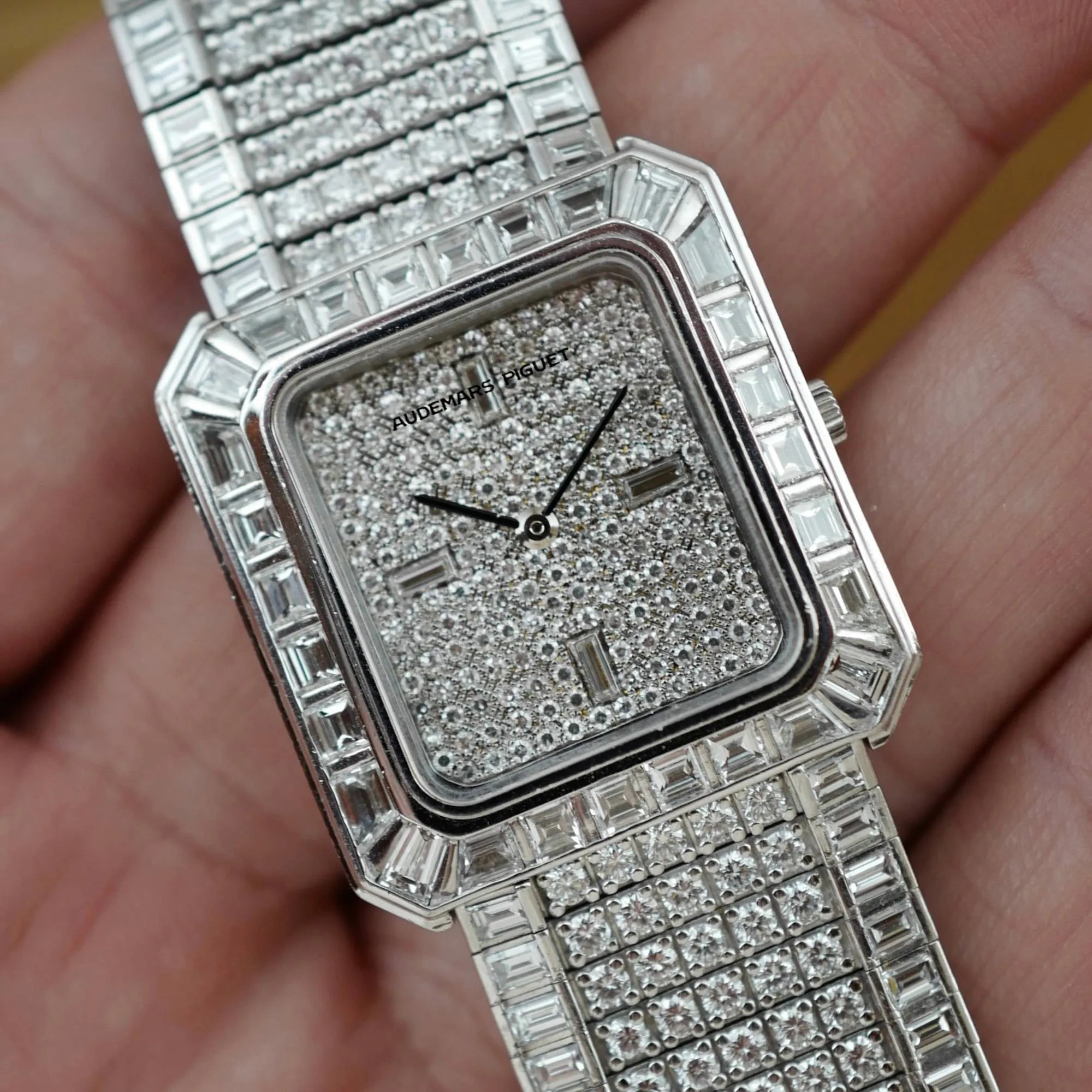 Audemars Piguet White Gold Diamond Bracelet Watch Ref. 14612 (New Arrivals)