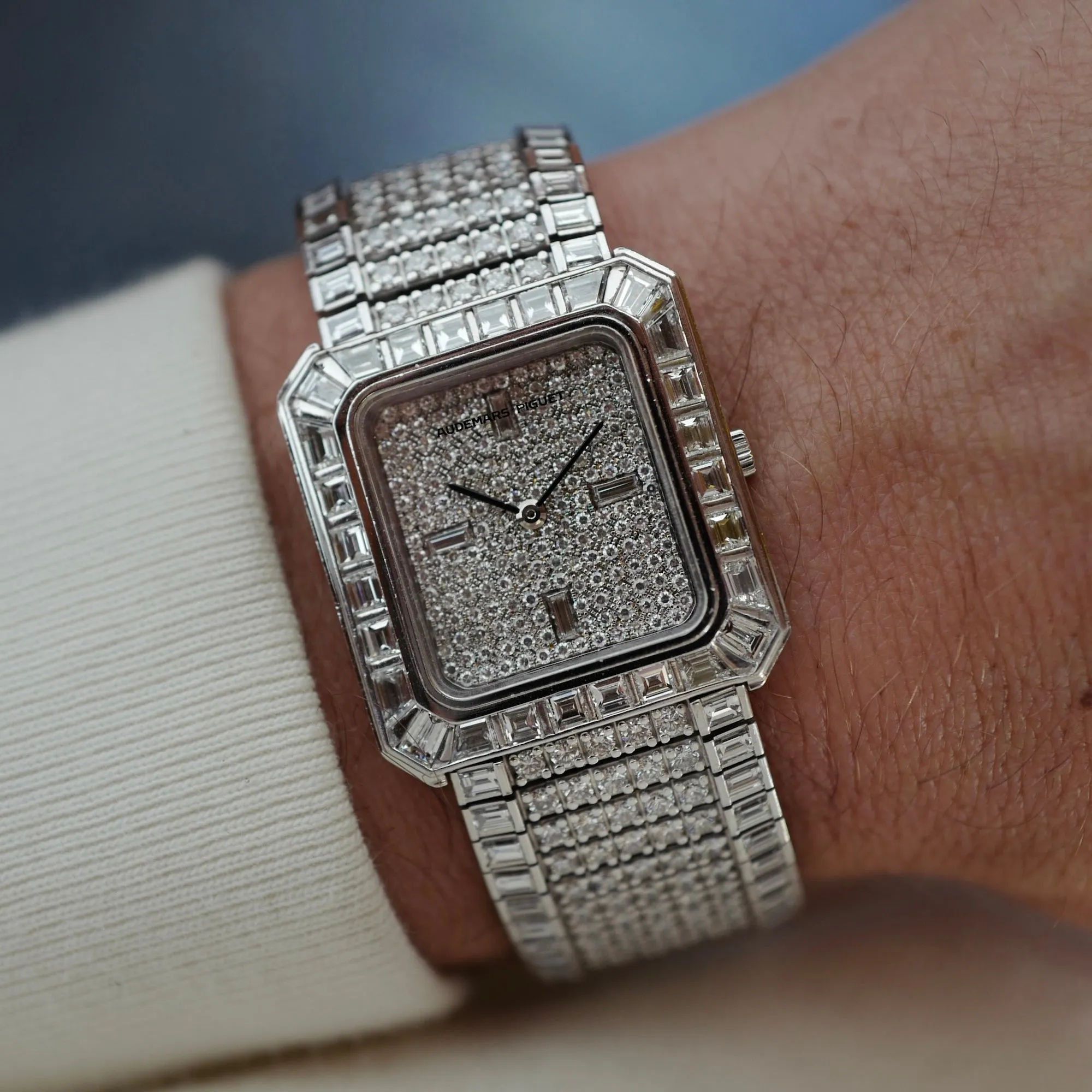 Audemars Piguet White Gold Diamond Bracelet Watch Ref. 14612 (New Arrivals)