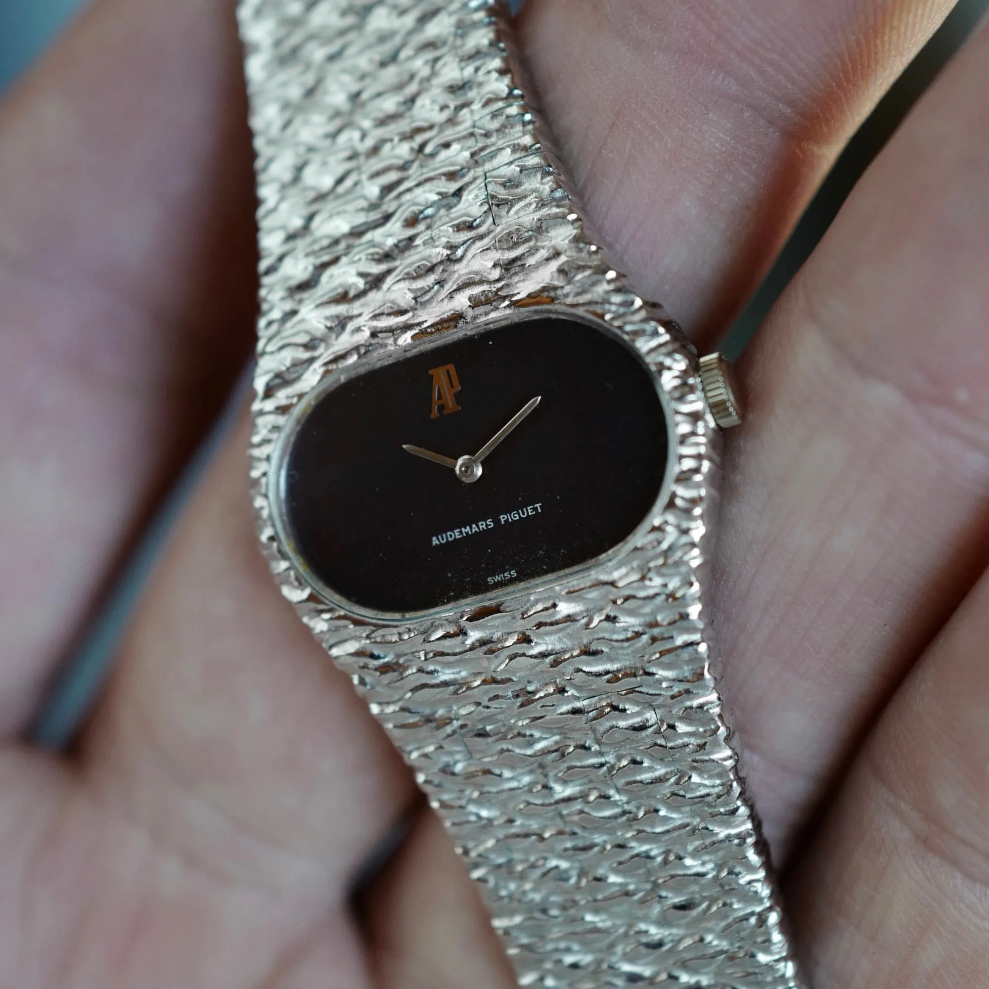 Audemars Piguet White Gold Horizontal Mini Cobra Watch