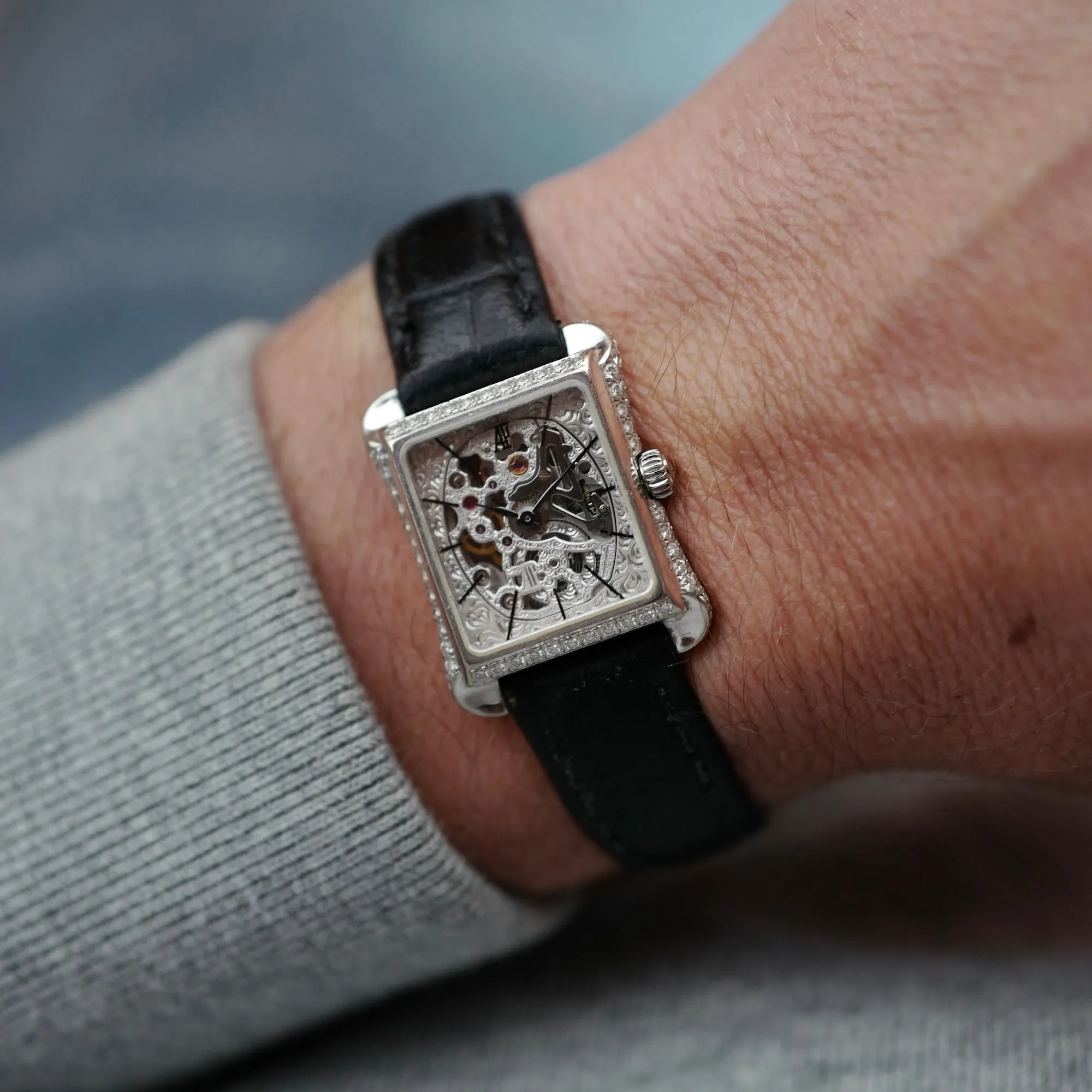 Audemars Piguet White Gold Skeleton Watch Ref. 77176