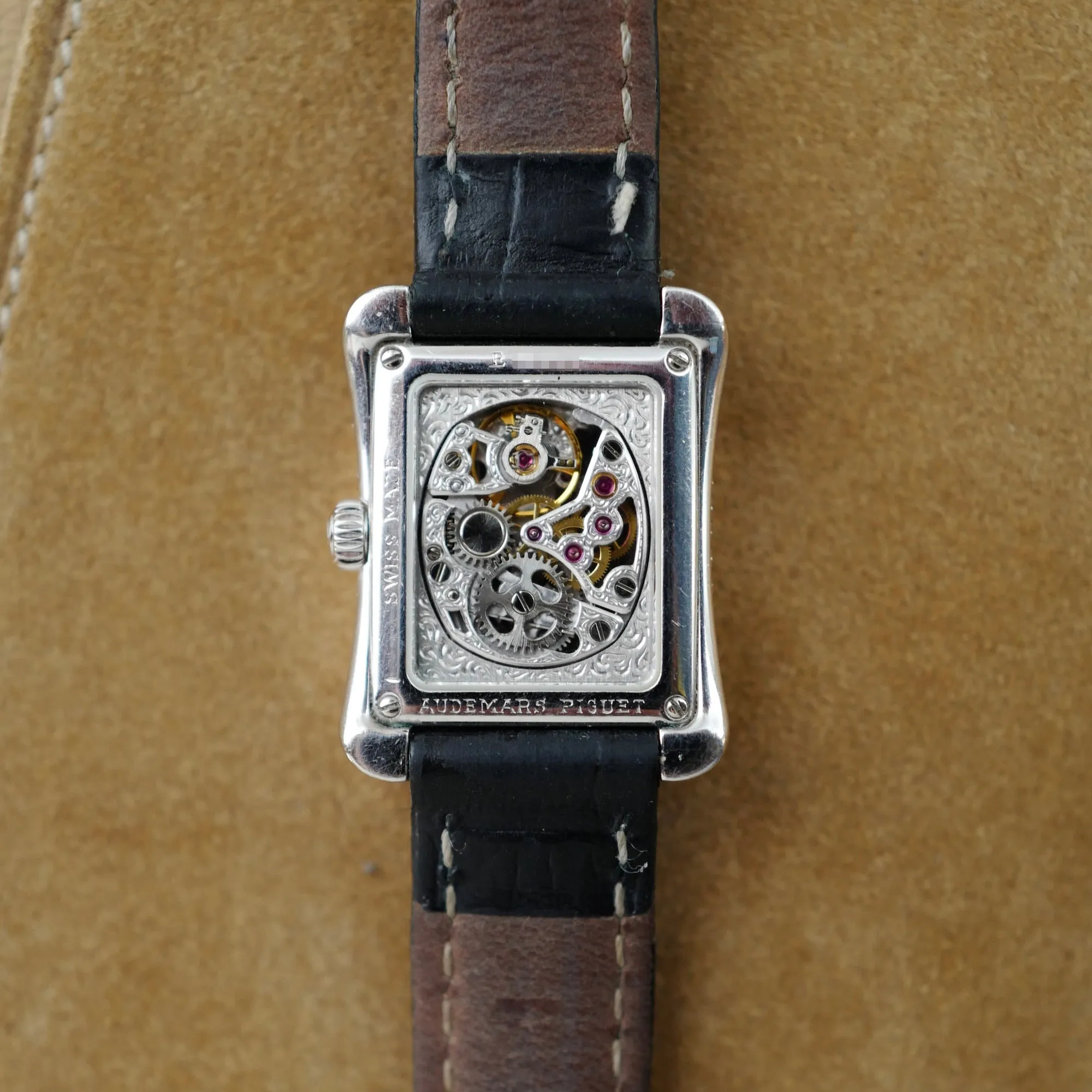 Audemars Piguet White Gold Skeleton Watch Ref. 77176