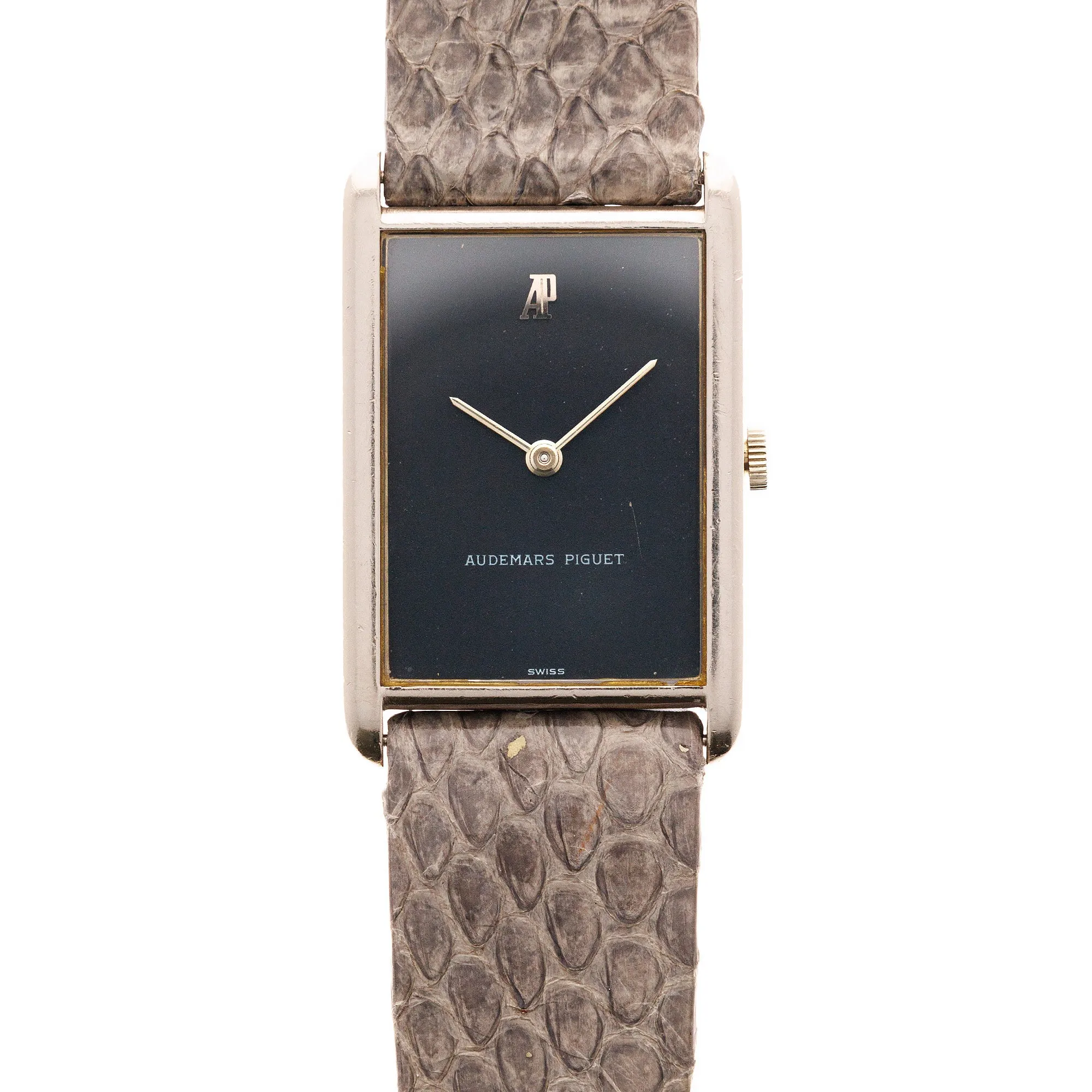 Audemars Piguet White Gold Vintage Tank Watch