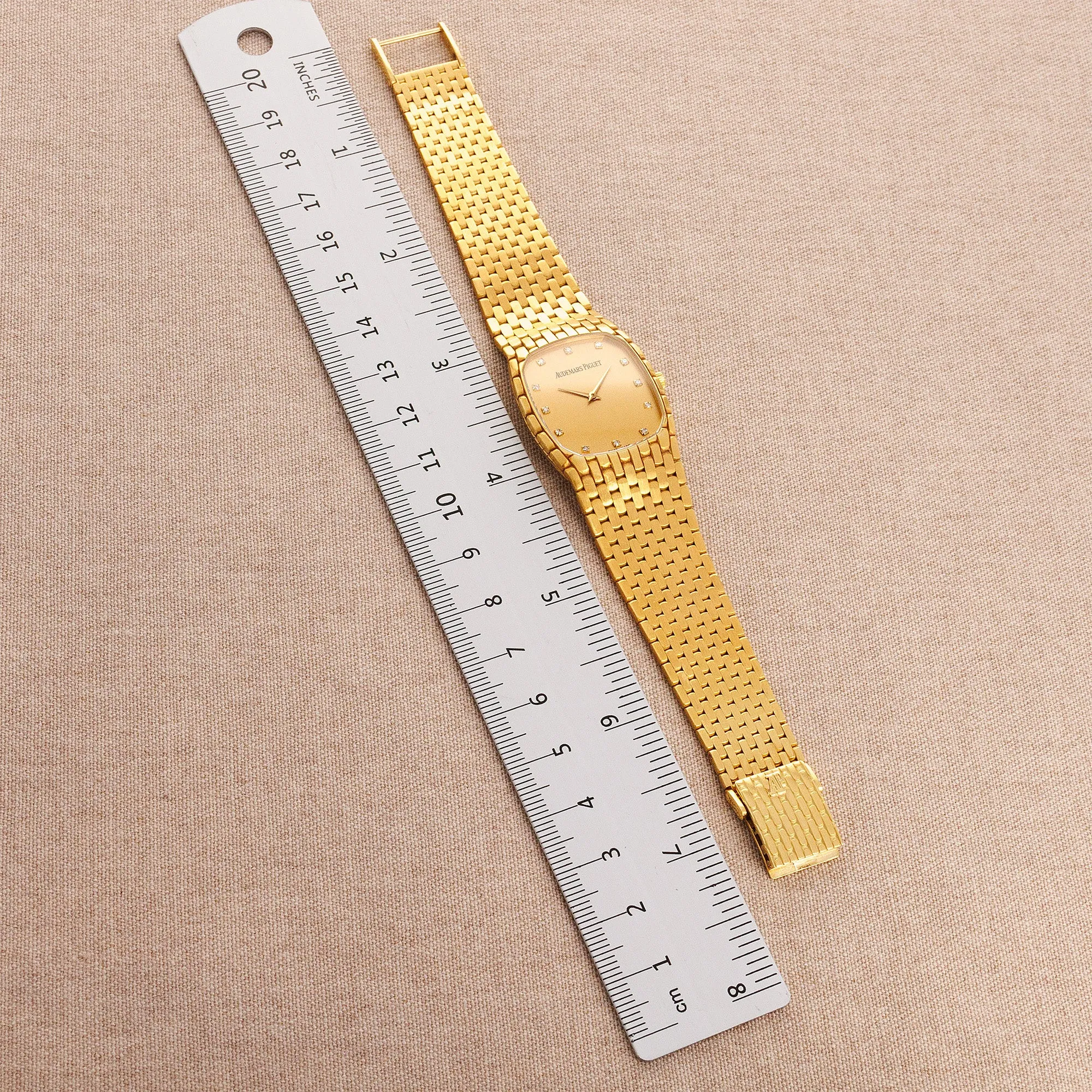 Audemars Piguet Yellow Gold Bracelet Watch