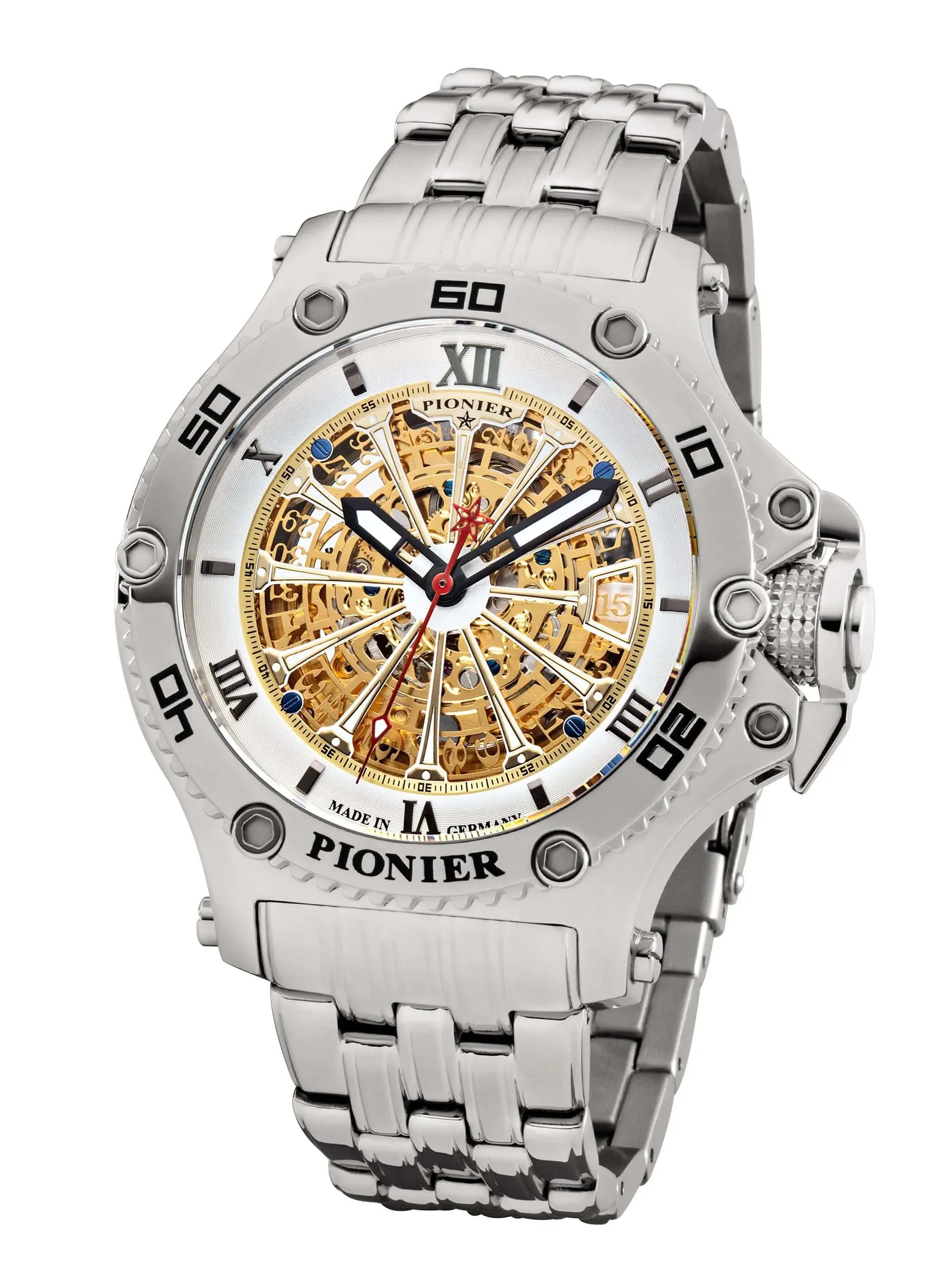 Automatic Barcelona GM-516-7 | Silver | Pionier, Germany