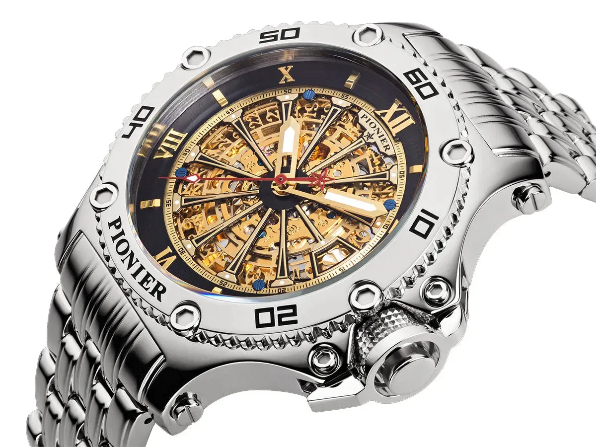Automatic Barcelona GM-516-8 | Silver | Pionier, Germany