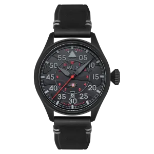 AVI-8 Hawker Hurricane Clowes Automatic Night Reaper Limited Edition Night Shadow Men's Watch AV-4097-05