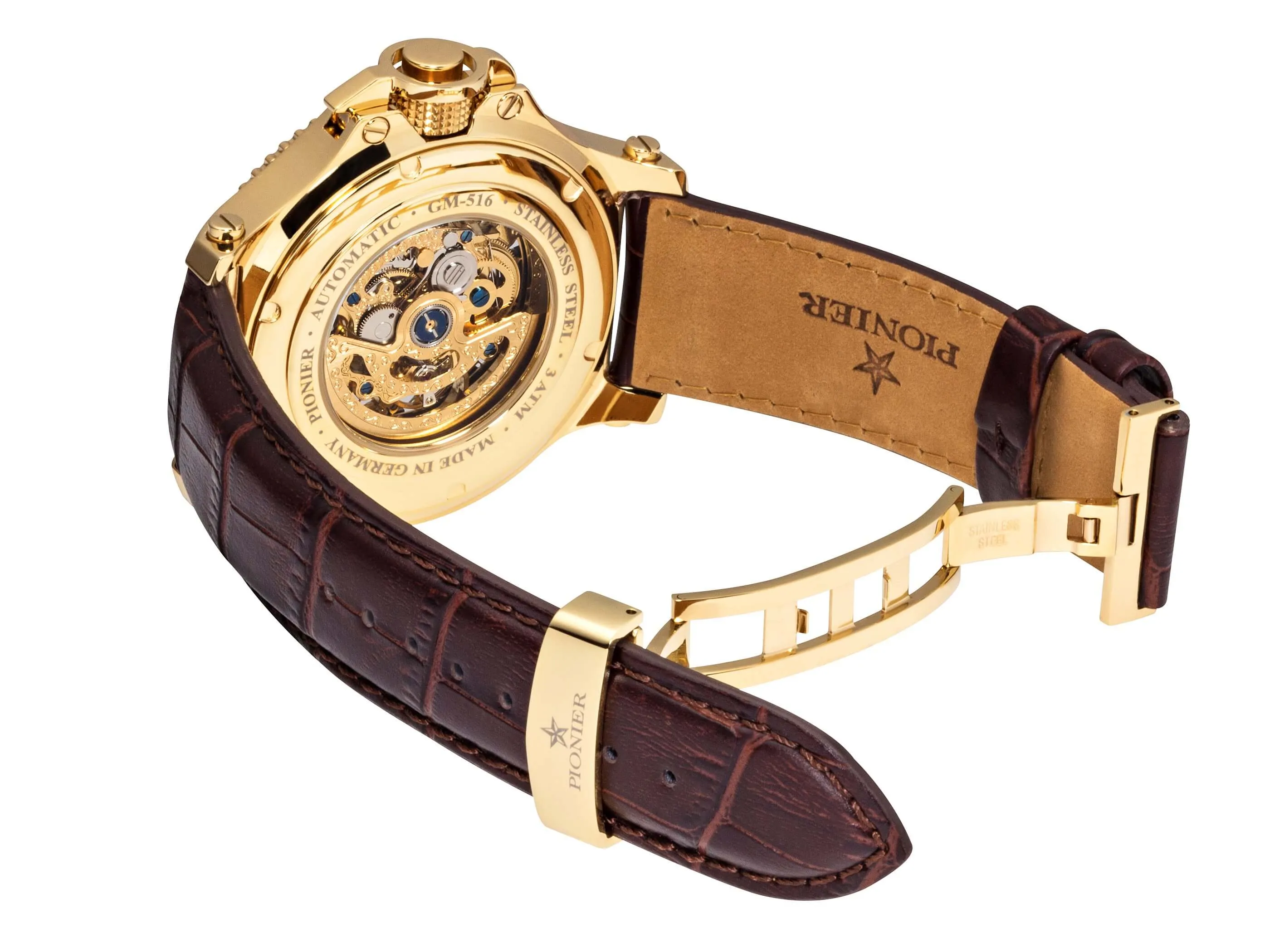 Barcelona Pionier GM-516-3 | Gold | Made in Germany