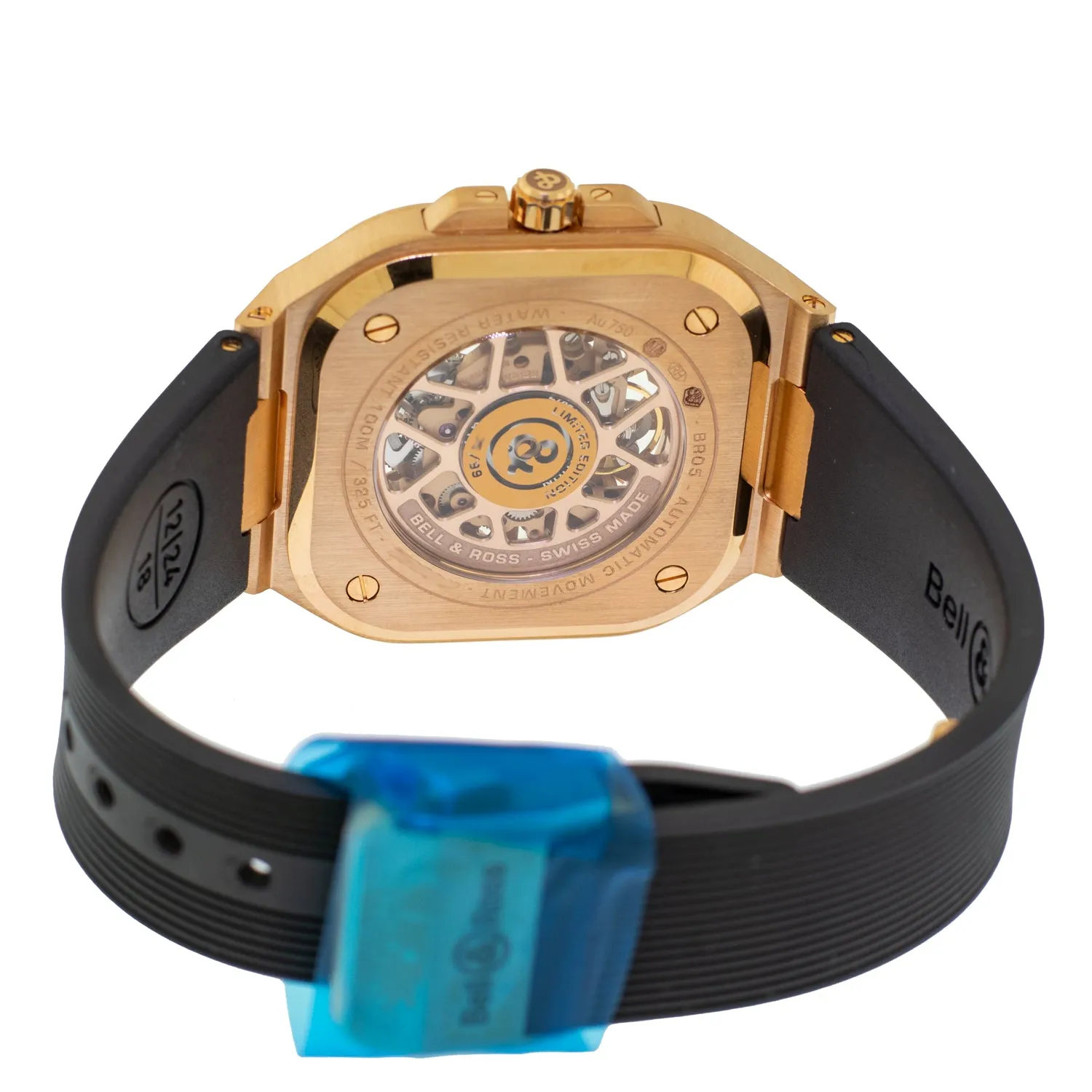 Bell & Ross BR 05 Limited Edition 40mm 18K Rose Gold Skeleton Dial BR05A-PG-SK-PG/SRG