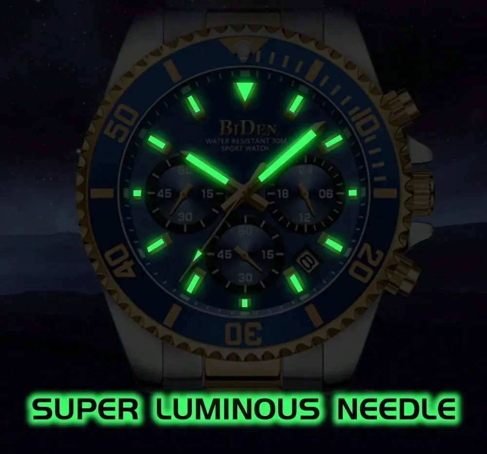 BIDEN BIDEN Men's Watches, Men's Business Watches