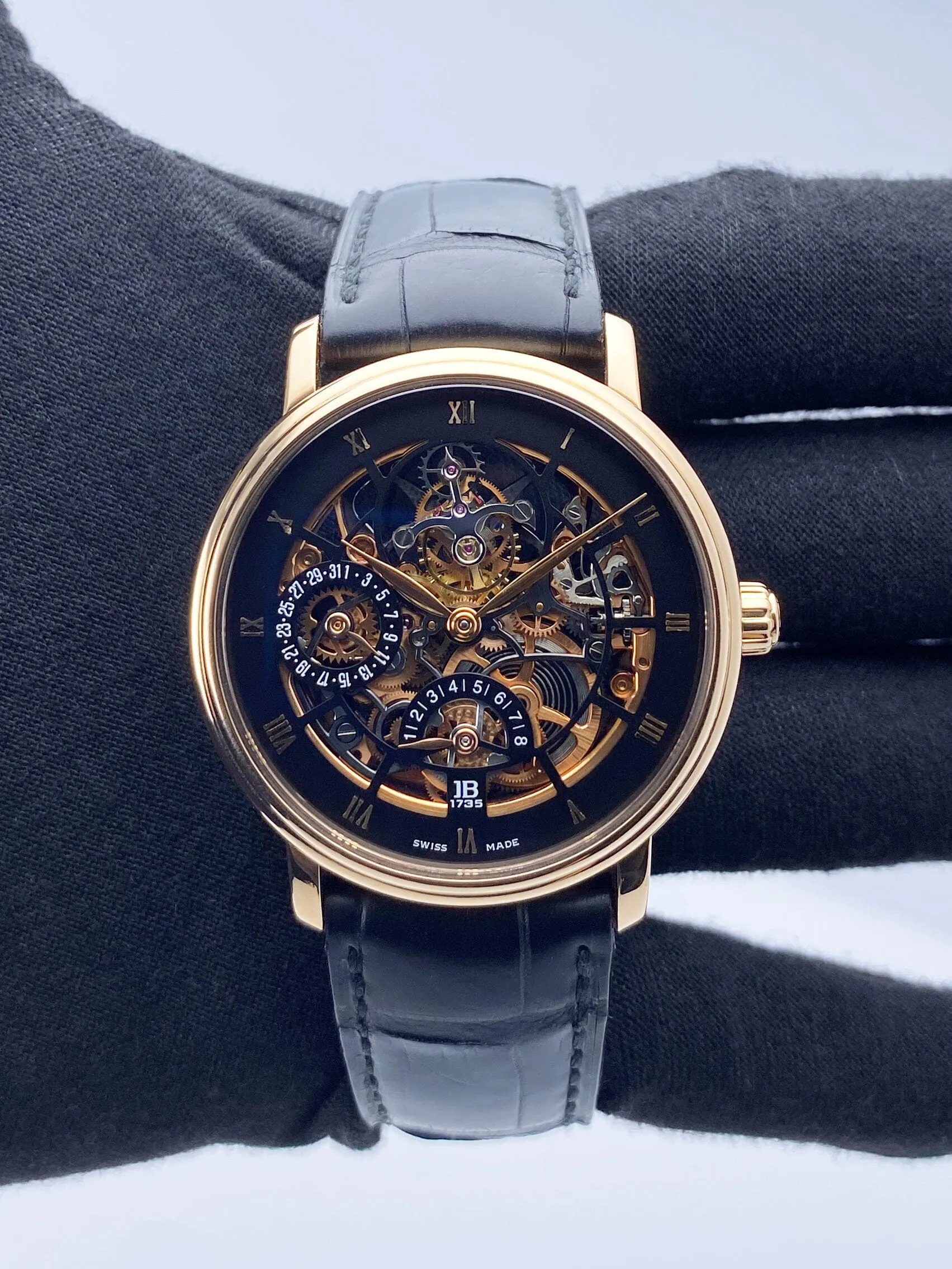 Blancpain Villeret Tourbillon 6025AS-3630-55 Mens Watch Box Papers