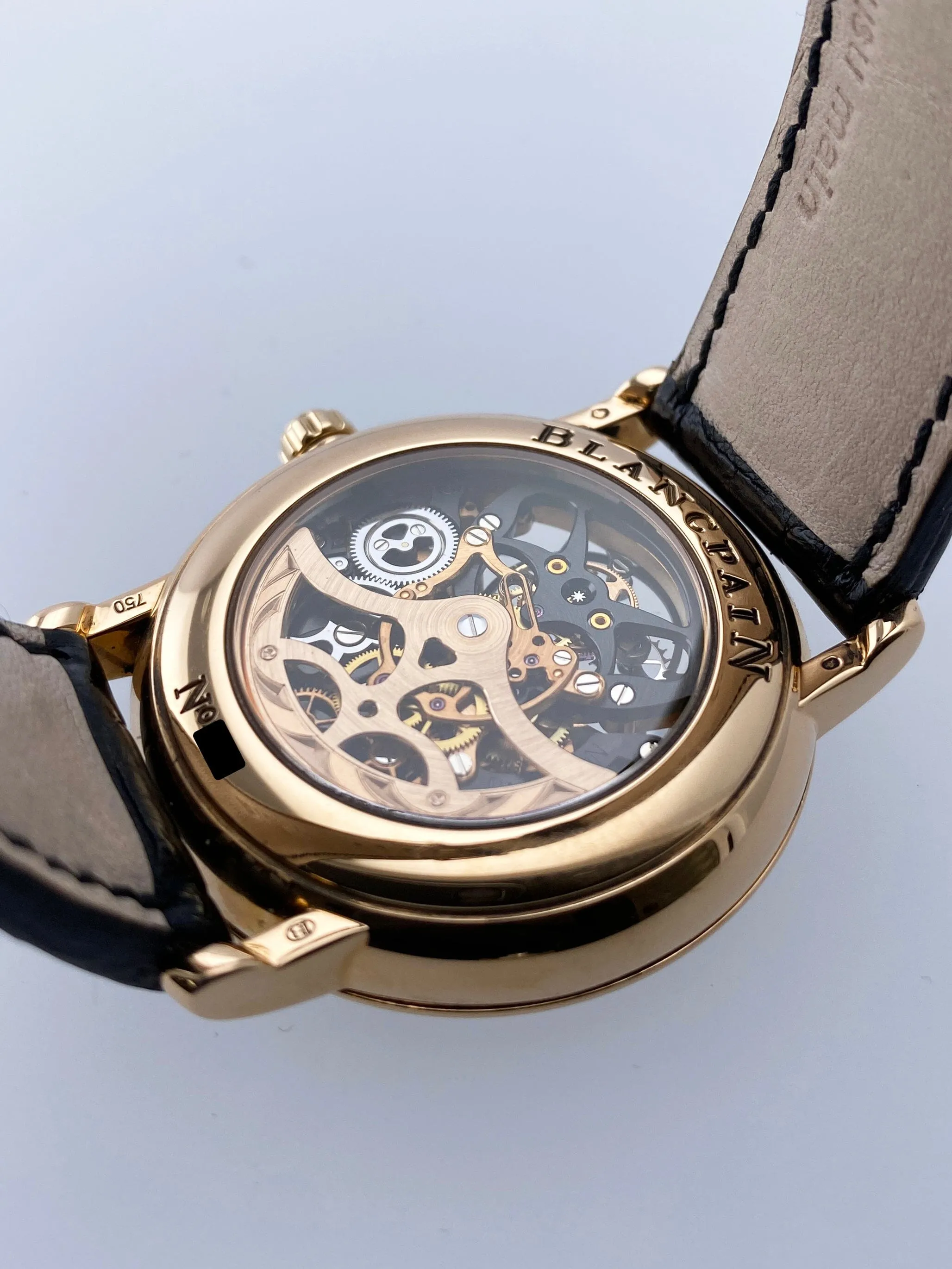 Blancpain Villeret Tourbillon 6025AS-3630-55 Mens Watch Box Papers