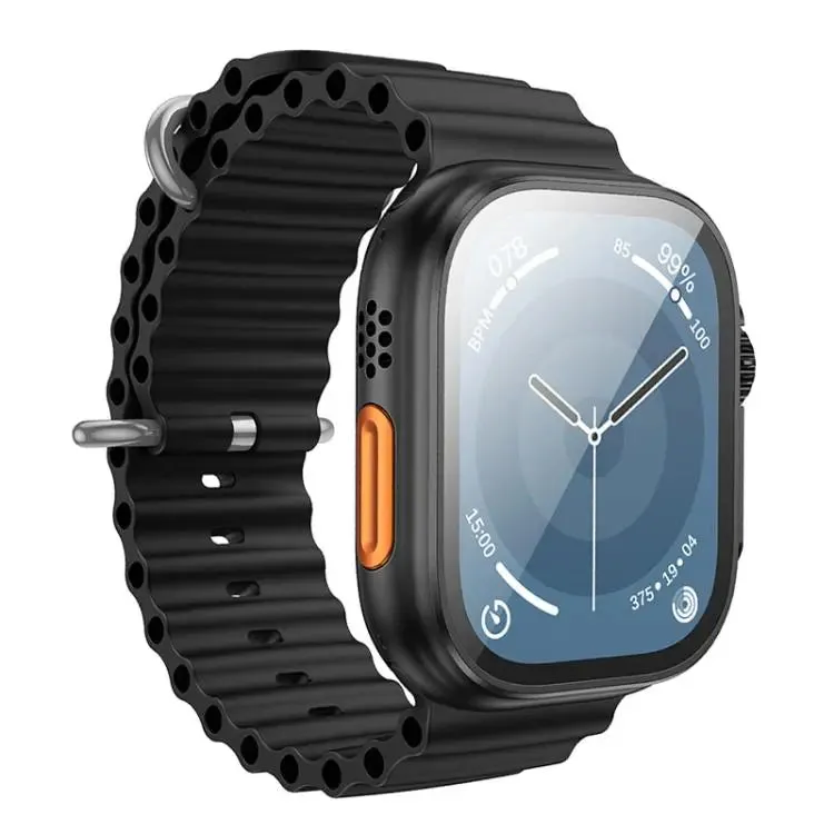 BOROFONE BD10 Ultra Smart Sports Watch, 2.01 inch Screen, Support BT Call(Black)