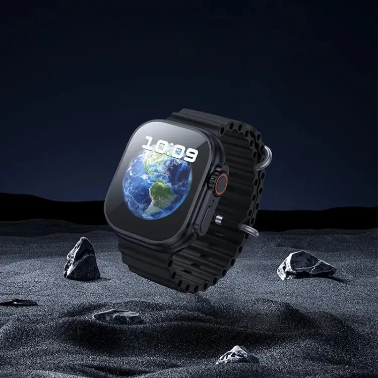 BOROFONE BD10 Ultra Smart Sports Watch, 2.01 inch Screen, Support BT Call(Black)