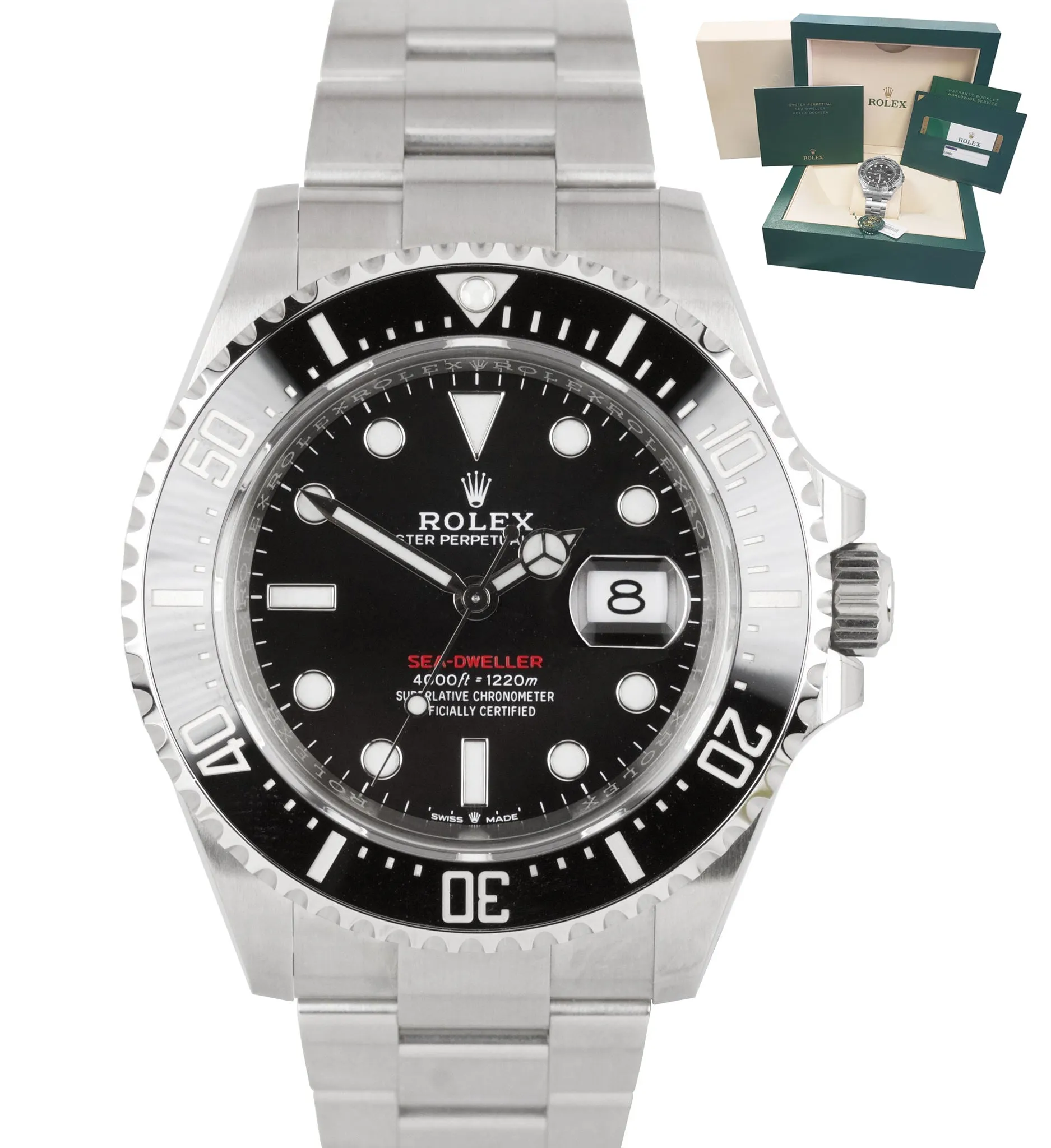 BRAND NEW 2020 Rolex Red Sea-Dweller 43mm 50th Anniversary Steel 126600 Watch