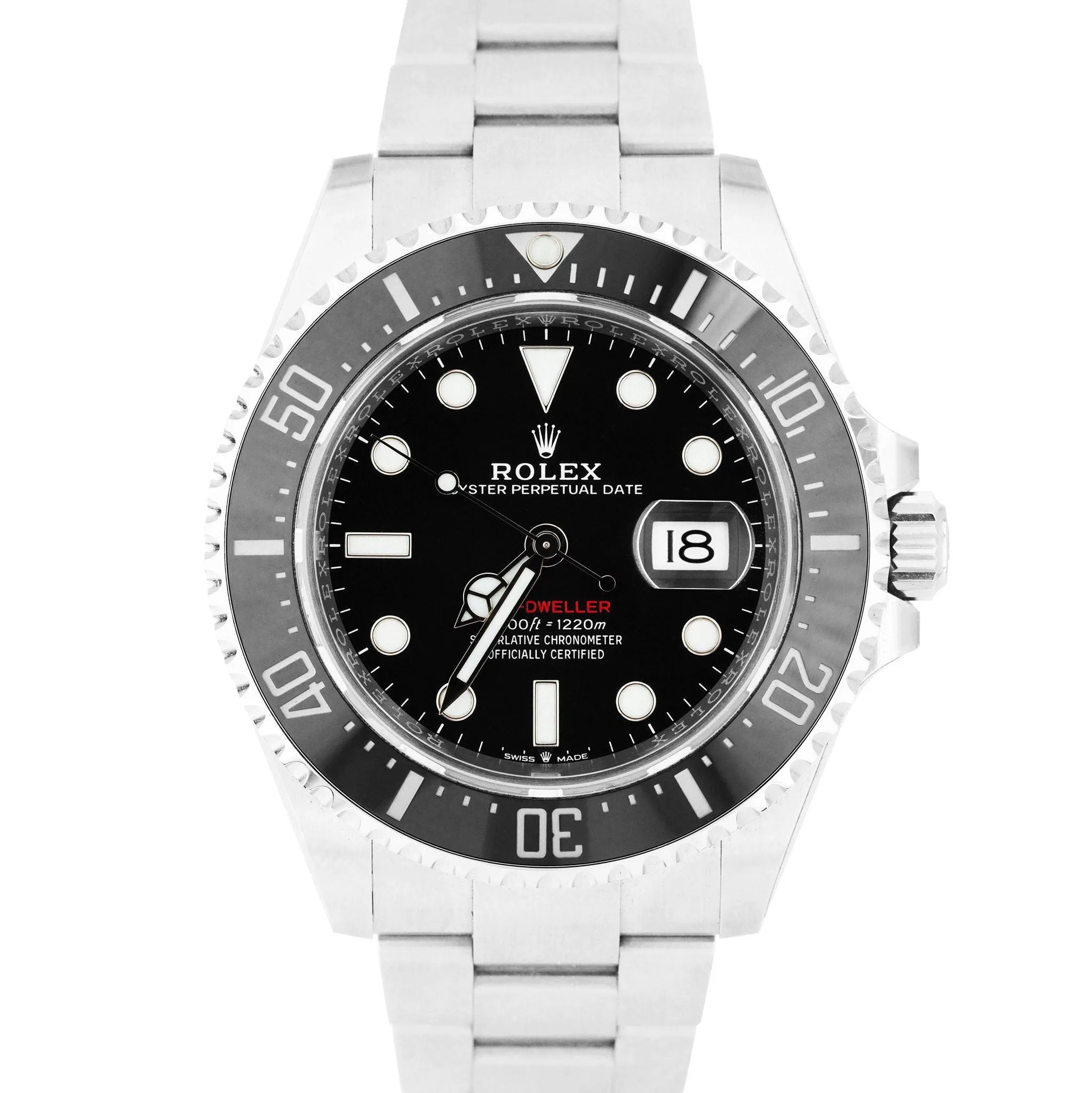 BRAND NEW 2021 Rolex Red Sea-Dweller 43mm Mark II 50th Ann. Steel 126600 Watch