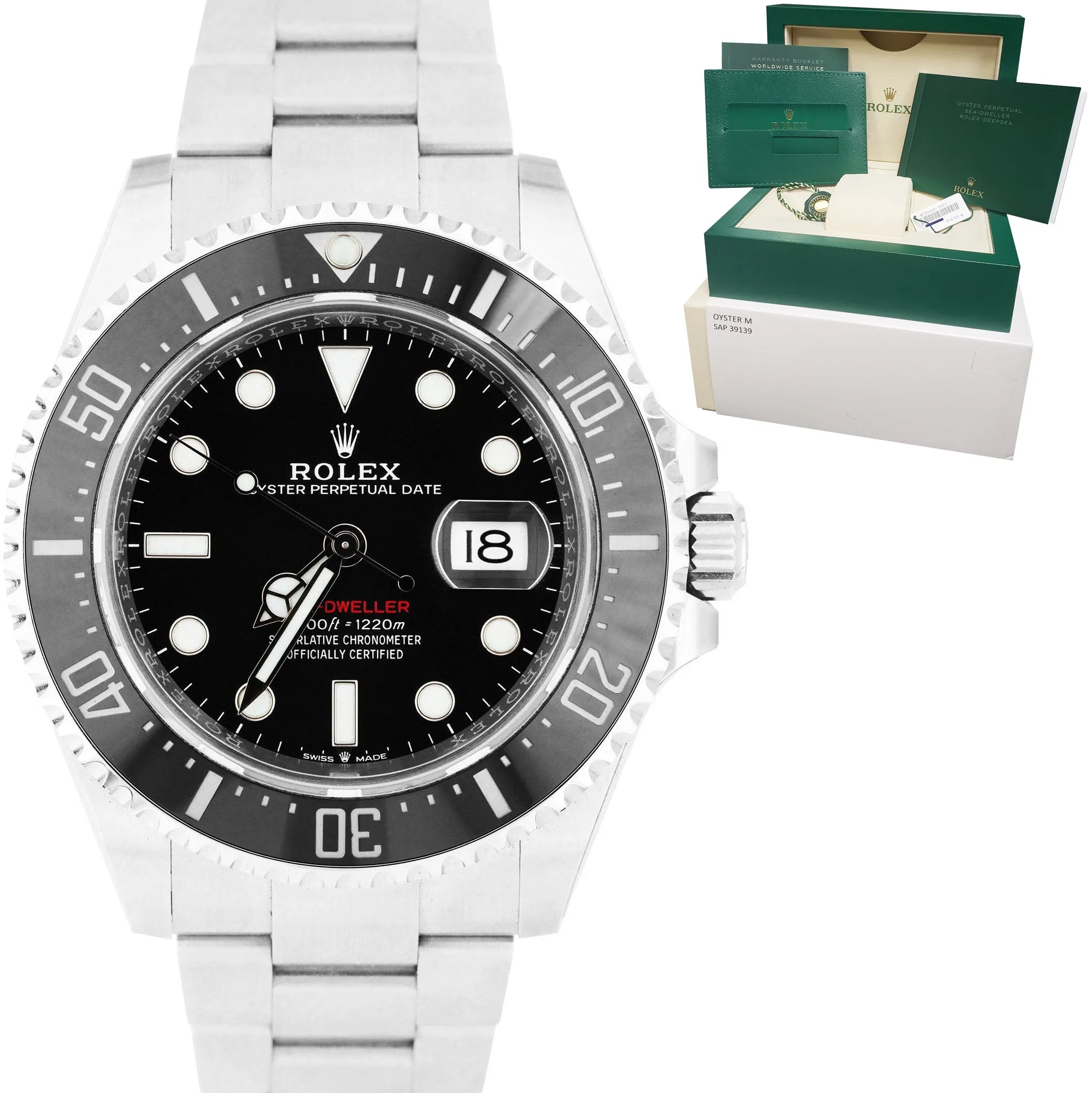 BRAND NEW 2021 Rolex Red Sea-Dweller 43mm Mark II 50th Ann. Steel 126600 Watch