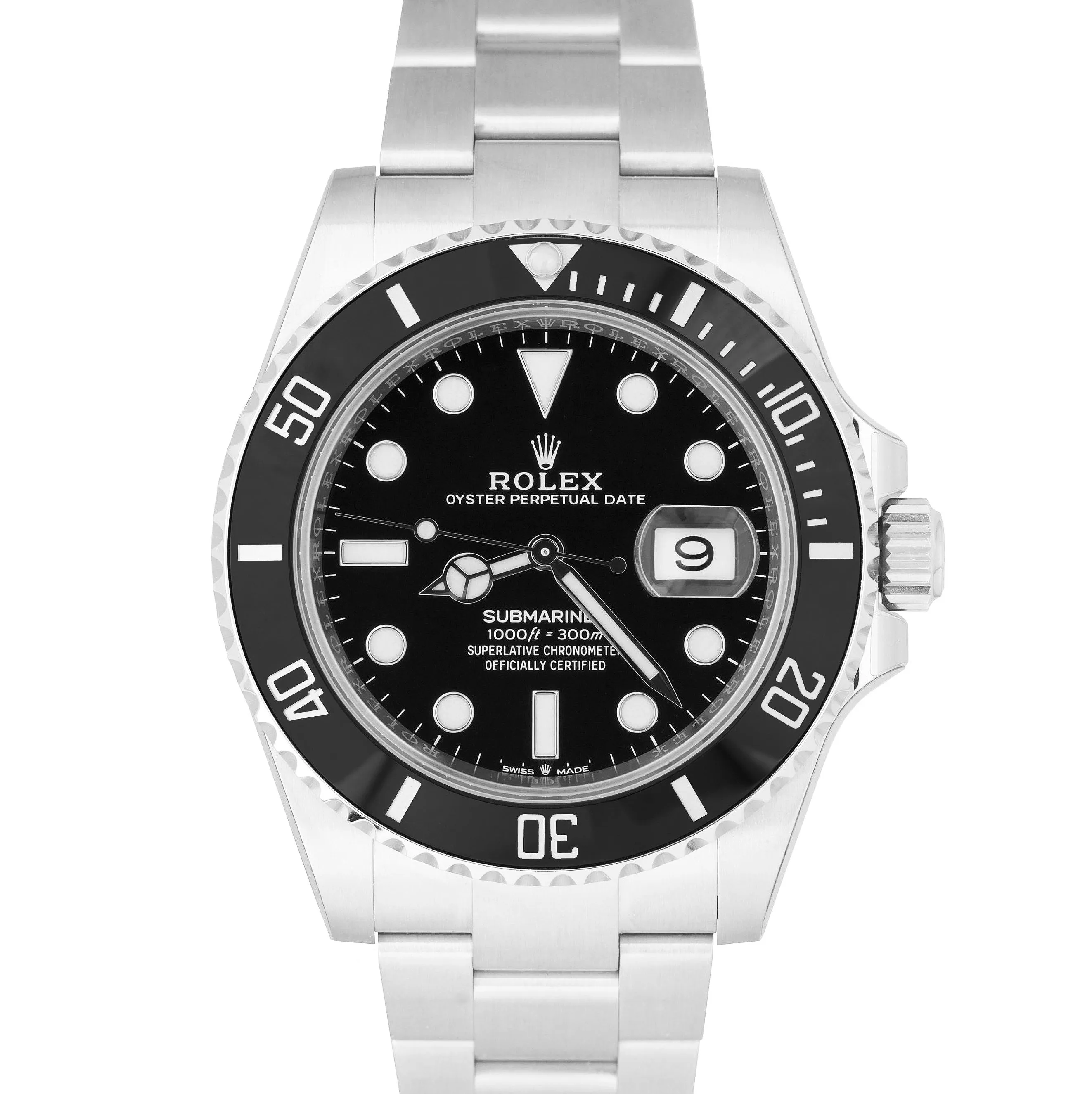 BRAND NEW JULY 2021 Rolex Submariner 41 Date Steel Black Ceramic Watch 126610 LN