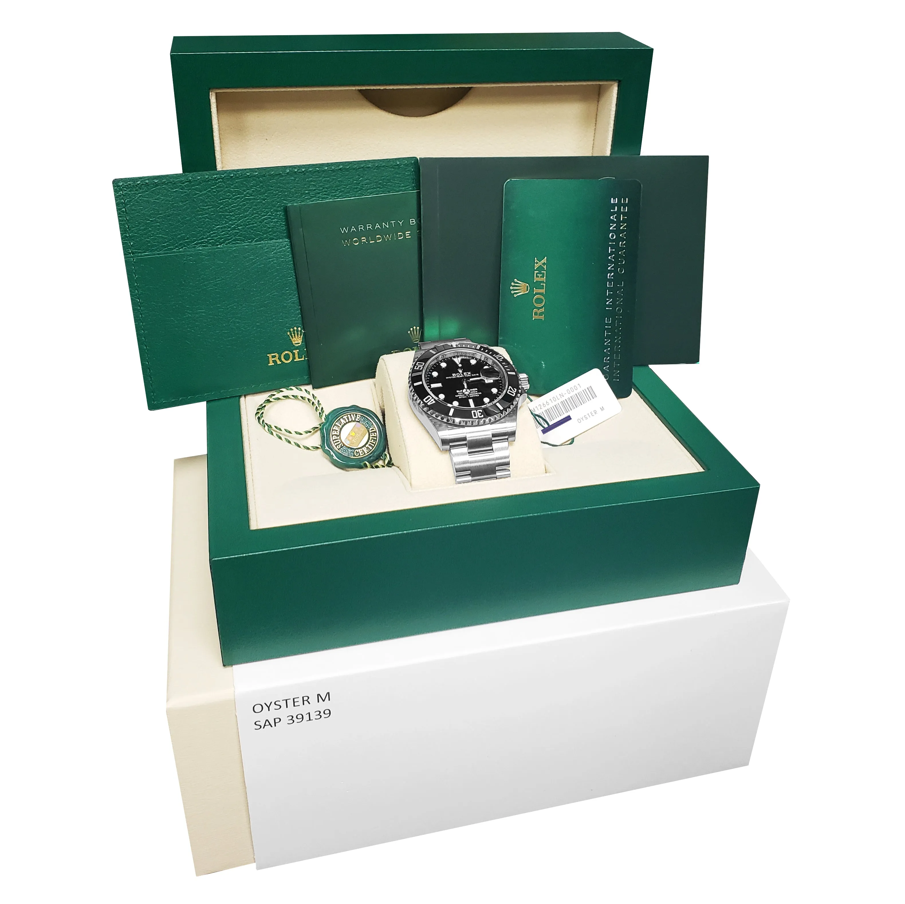 BRAND NEW JULY 2021 Rolex Submariner 41 Date Steel Black Ceramic Watch 126610 LN