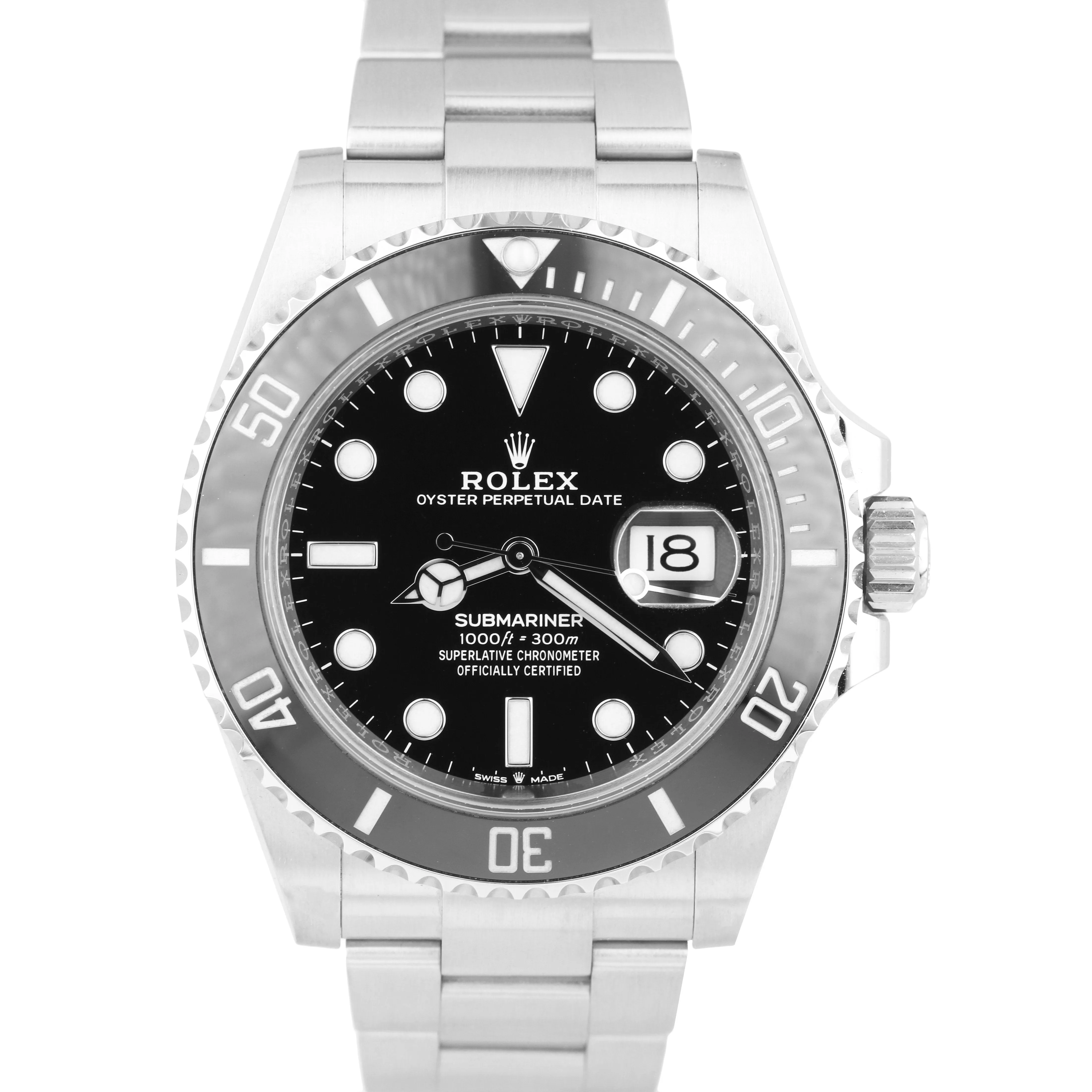 BRAND NEW SEP 2022 Rolex Submariner 41mm Date Black Ceramic Steel Watch 126610