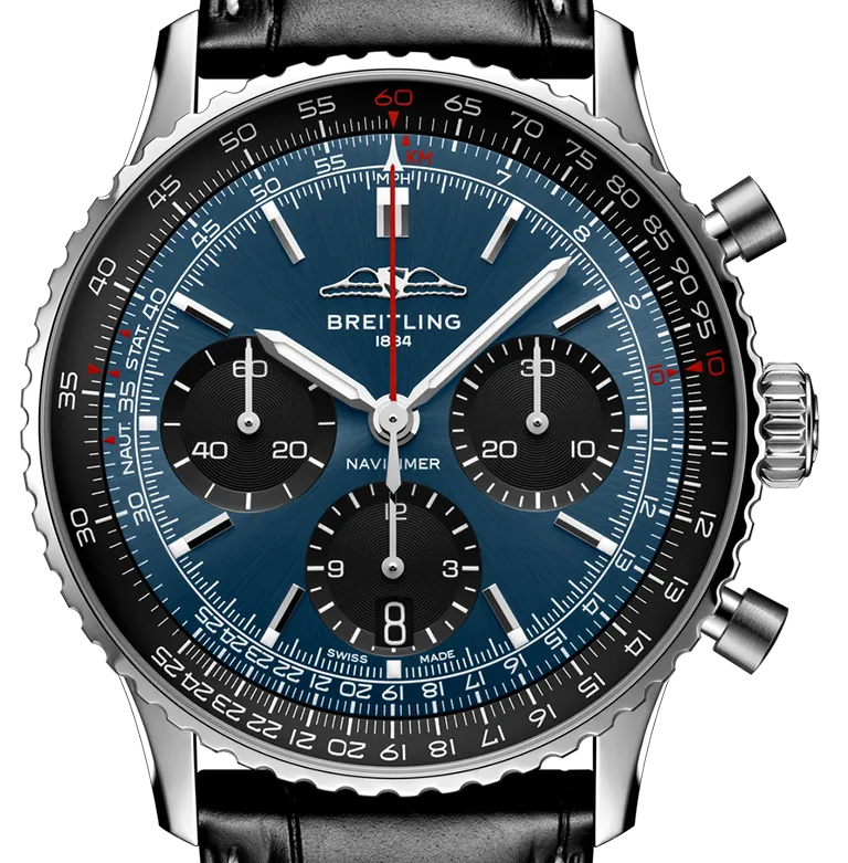 Breitling Navitimer B01 41mm Watch with Blue Dial